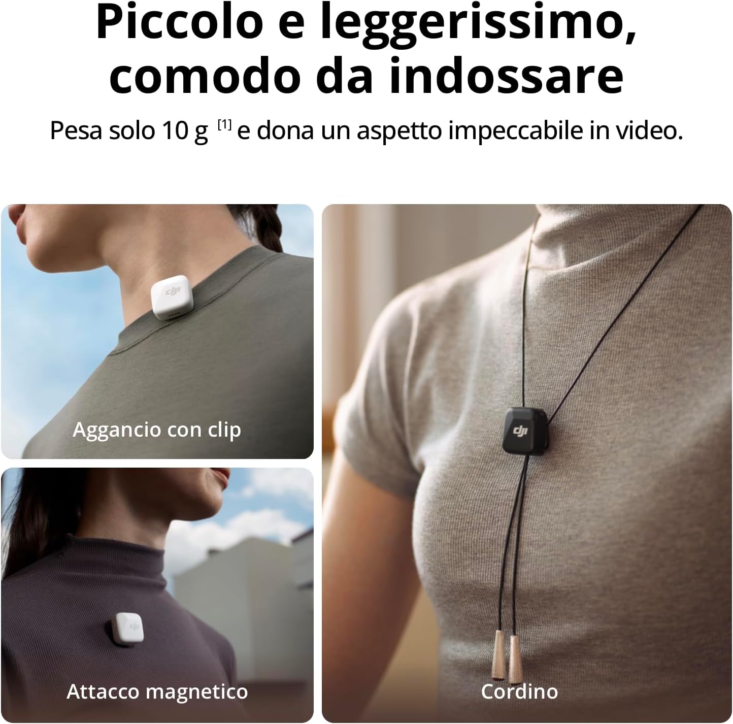Detalle 2 de DJI Mic Mini microfono wireless 48 ore
