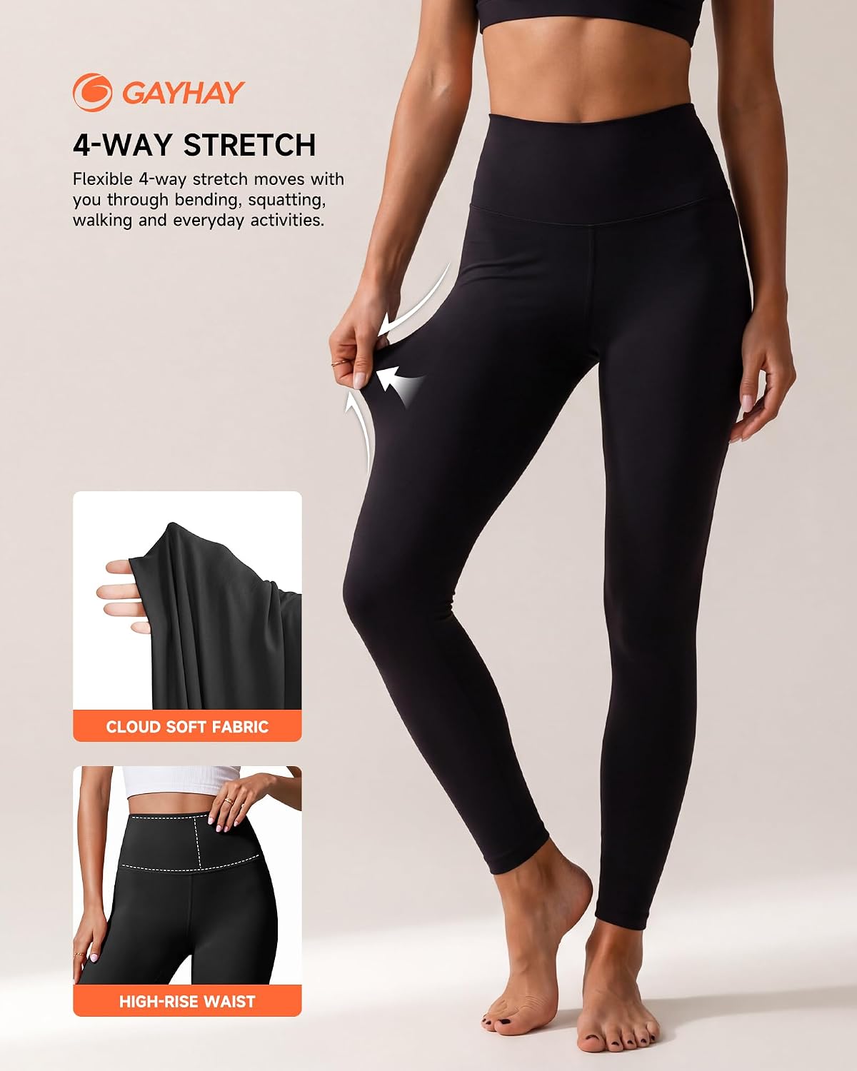 Thumbnail 4 de GAYHAY High Waisted Leggings — Tummy Control