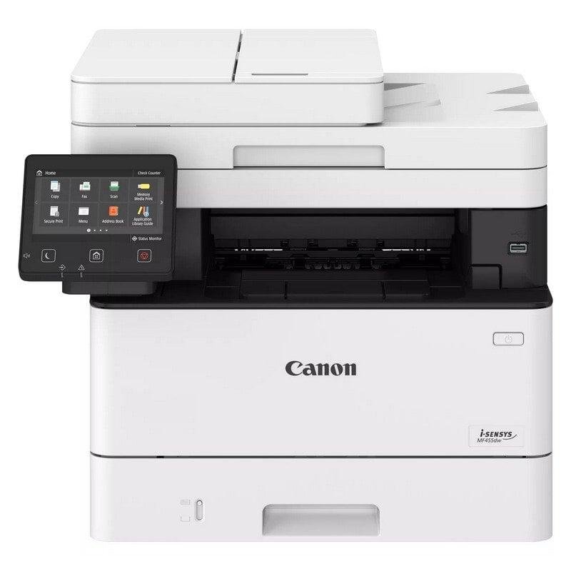 Detalle 2 de Canon i-SENSYS MF455dw: Multifunción láser mono con WiFi, Fax, dúplex y pantalla táctil