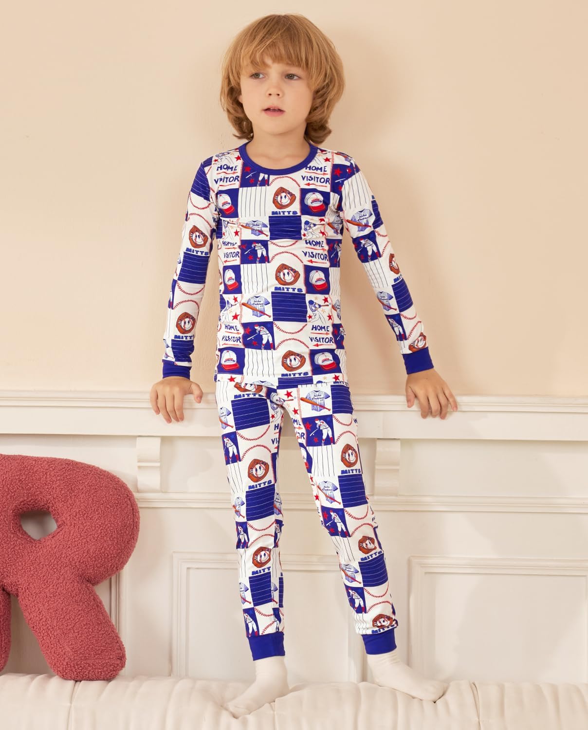 Detalle de babee Reshinee Kids Pajamas in Bamboo Viscose