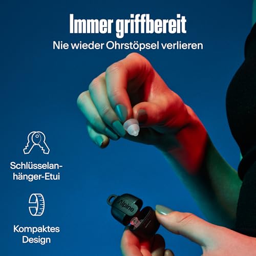 Thumbnail 6 de Alpine PartyPlug Gehörschutz Ohrstöpsel – 19 dB, wiederverwendbar, 3 Größen (S/M/L), transparent