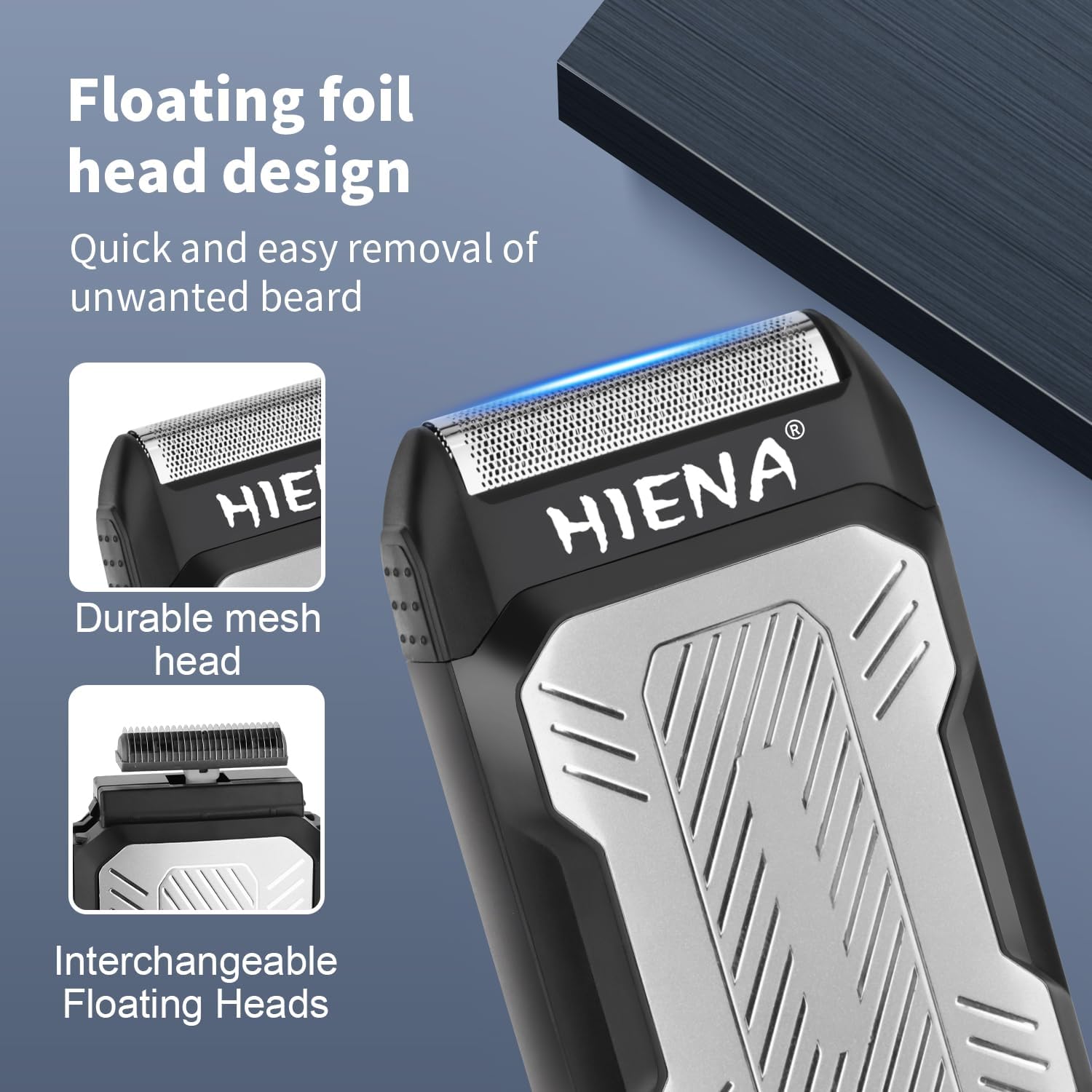 Detalle de HIENA PRO Tondeuse à cheveux professionnelle pour homme — Kit complet sans fil