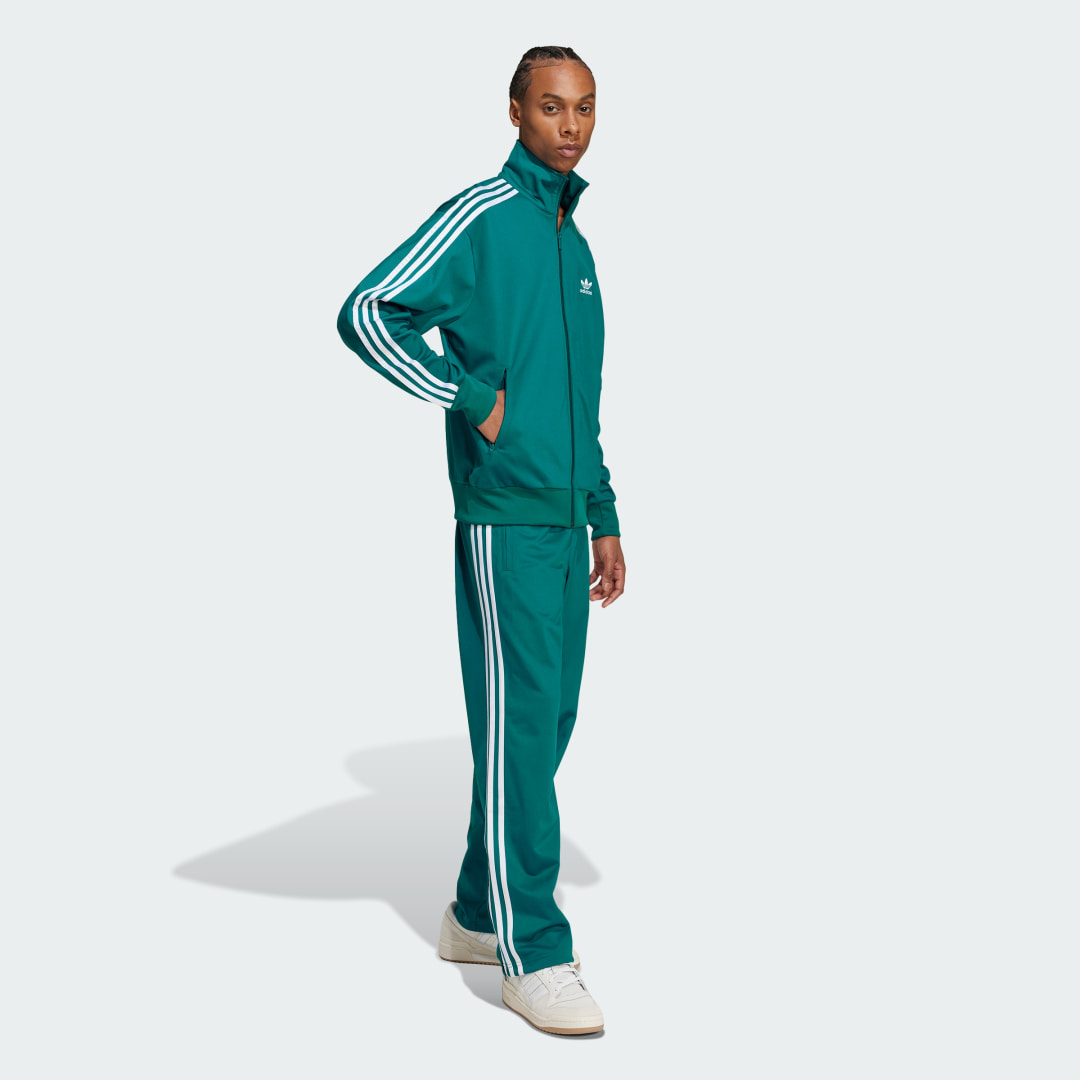Detalle de Chaqueta Firebird Adicolor Classics Turquesa de Adidas