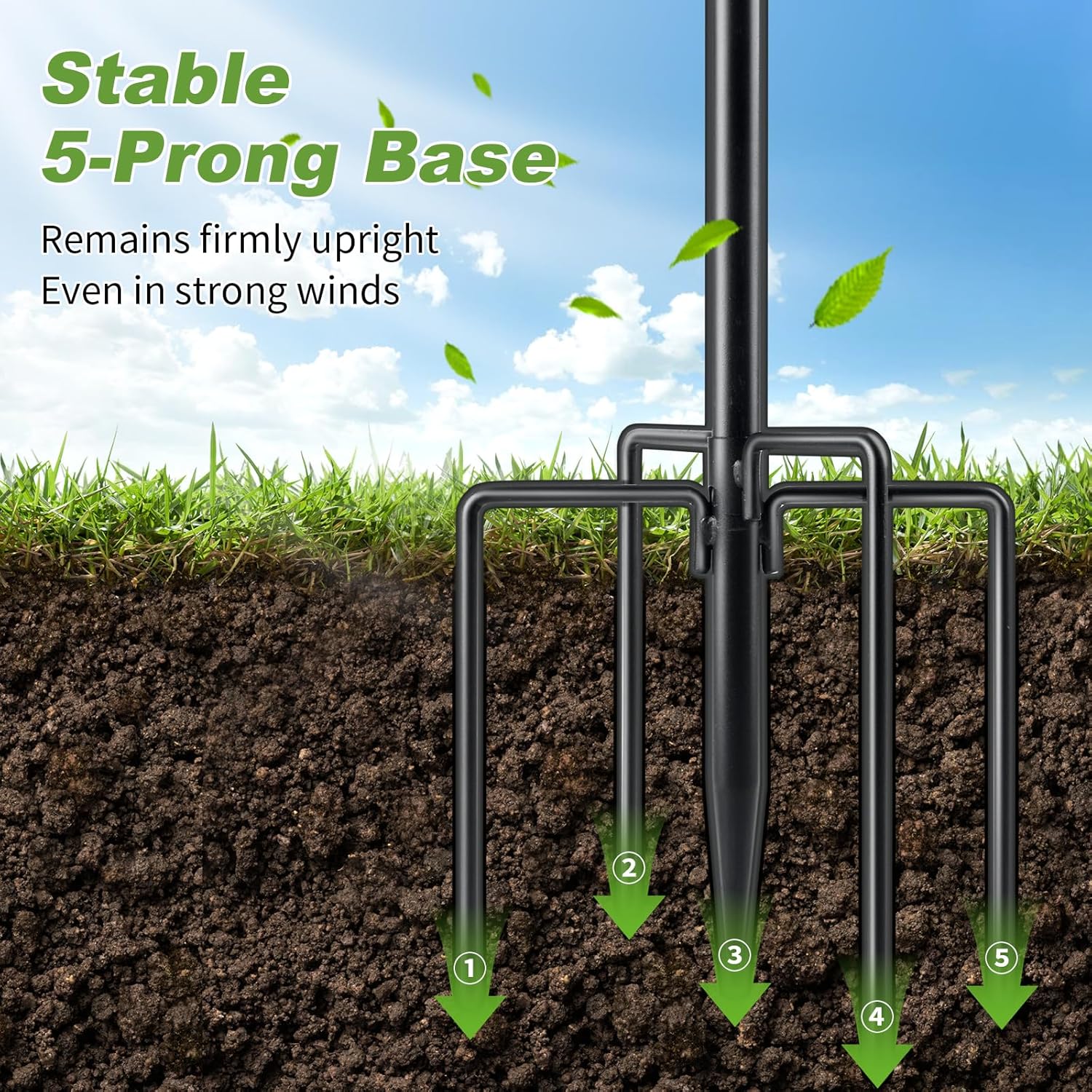 Thumbnail 3 de Suimlmta Bird Feeders Hanging Station 224cm