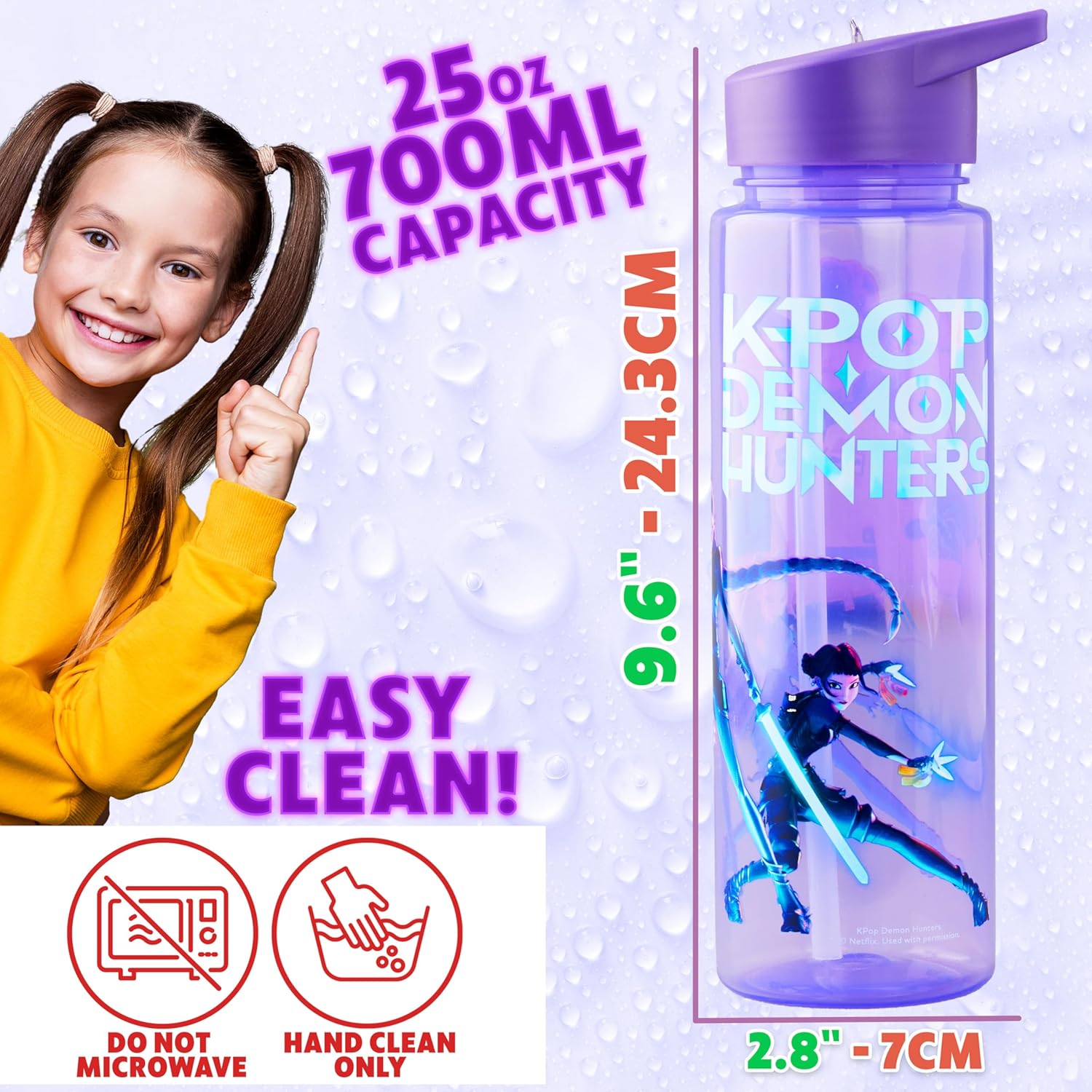 Thumbnail 5 de Huntrix 25oz water bottle 🥤