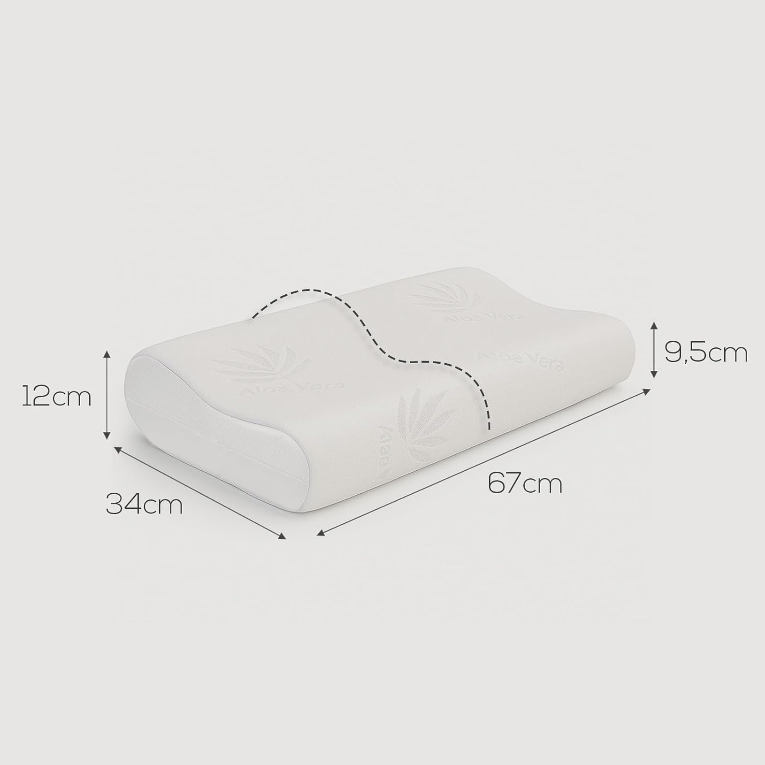 Thumbnail 1 de DUÉRMETE ONLINE 💤 Almohada Cervical Viscoelástica Antialérgica