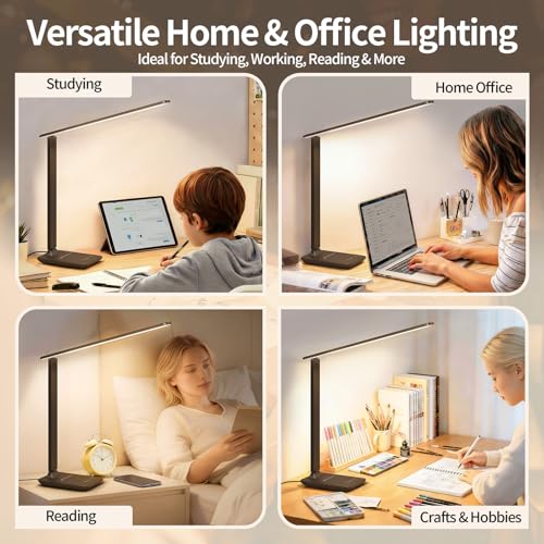 Thumbnail 6 de UPXNBOR LED Desk Lamp: Eye-Caring, Adjustable Office Reading Light