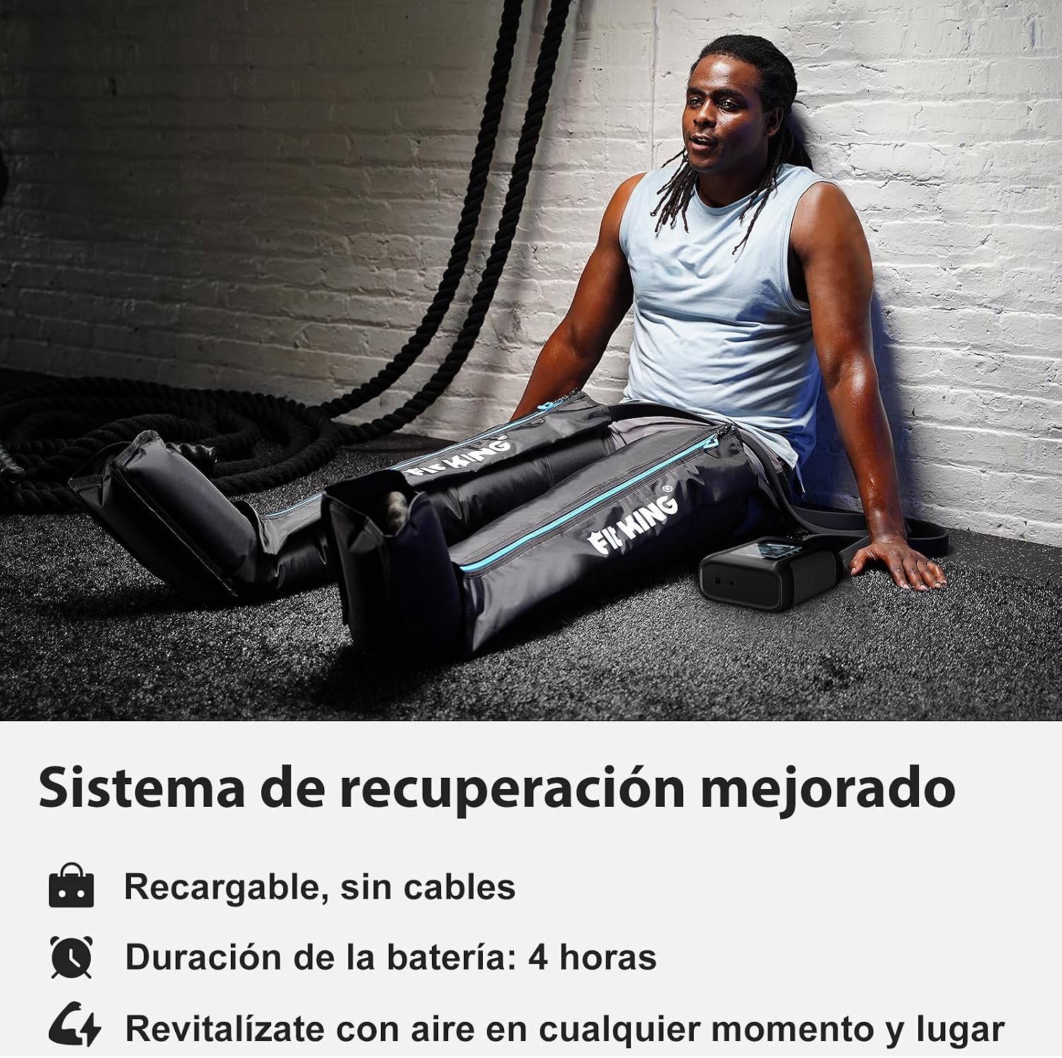 Thumbnail 1 de FIT KING Masajeador Inalámbrico de Piernas para Relajación 💆