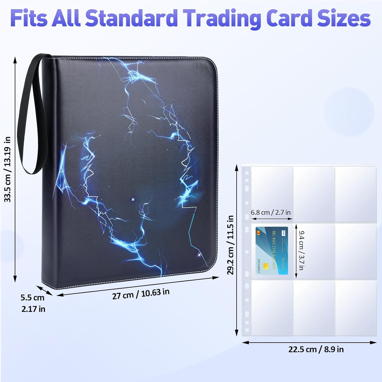 Thumbnail 1 de Euqvunn Raccoglitore Carte 52 fogli 📁