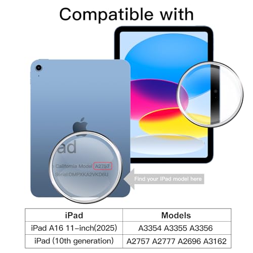 Thumbnail 1 de JETech Pellicola Protettiva per iPad (A16) 11ª/10ª Gen — 2 Pezzi