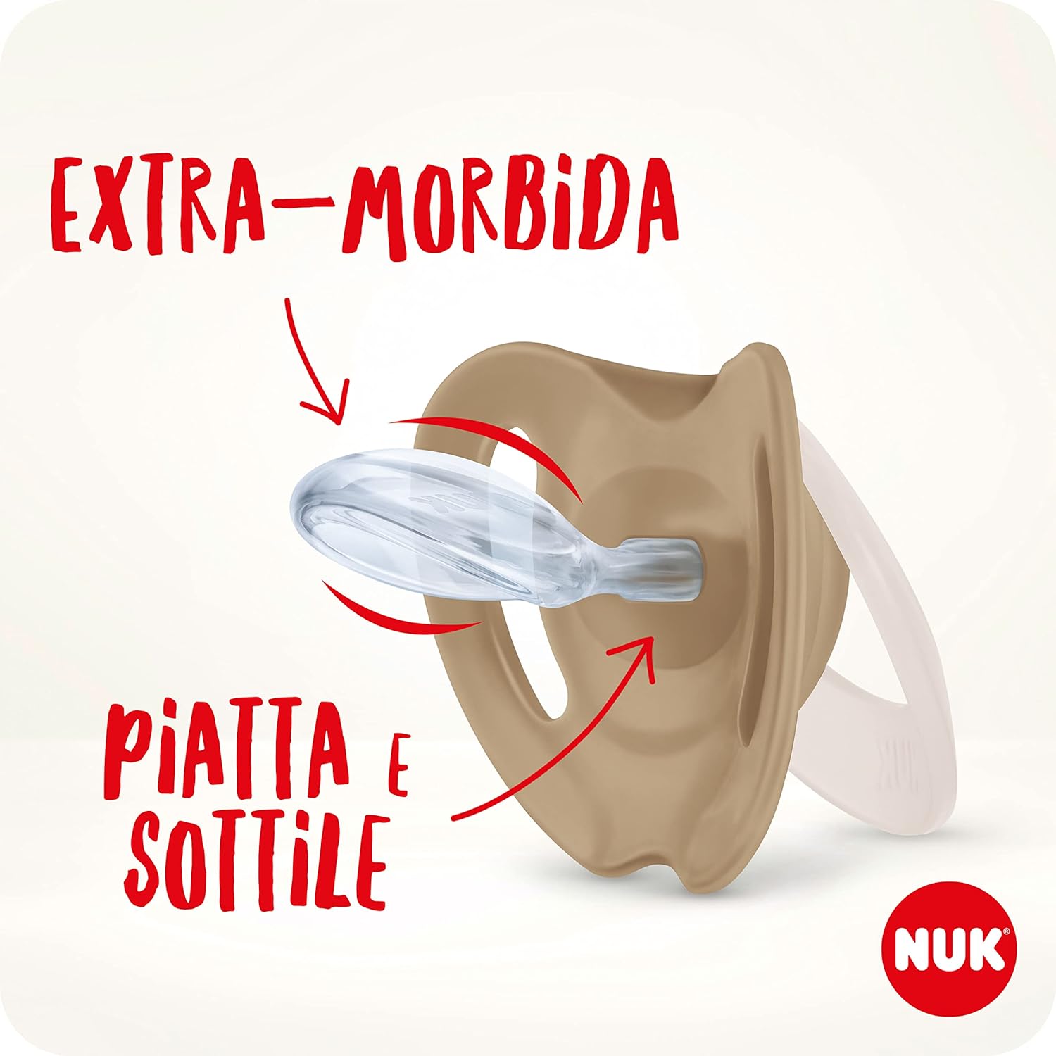 Detalle de NUK Star Day & Night ciuccio 18-36 mesi – 4 pezzi Koala Glow-in-the-Dark, silicone senza BPA