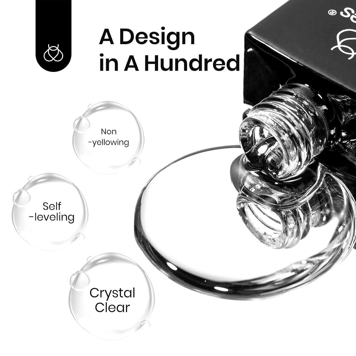 Thumbnail 5 de Beetles Blooming Gel nail polish clear for nail art 💅