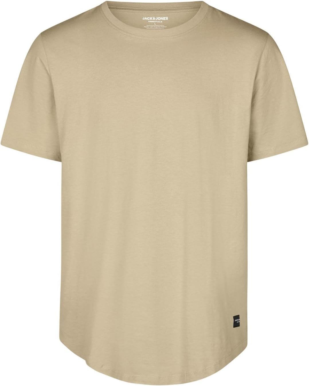 Detalle 2 de Jack & Jones Herren Lang geschnittenes 3er-Set T-Shirt aus Bio-Baumwolle – Regular Fit JJENOA