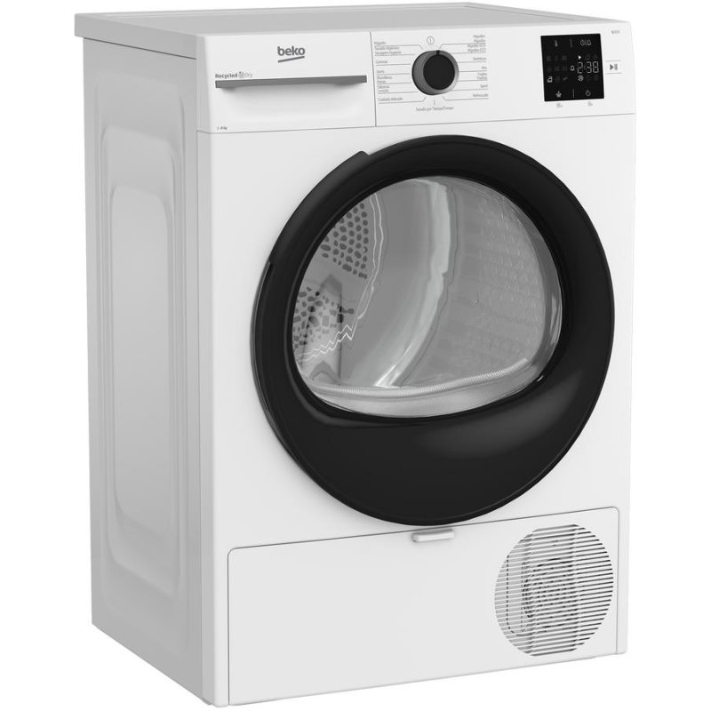Thumbnail 3 de Beko BM3T39220WB: Secadora de condensación con bomba de calor, 8 kg y EcoGentle