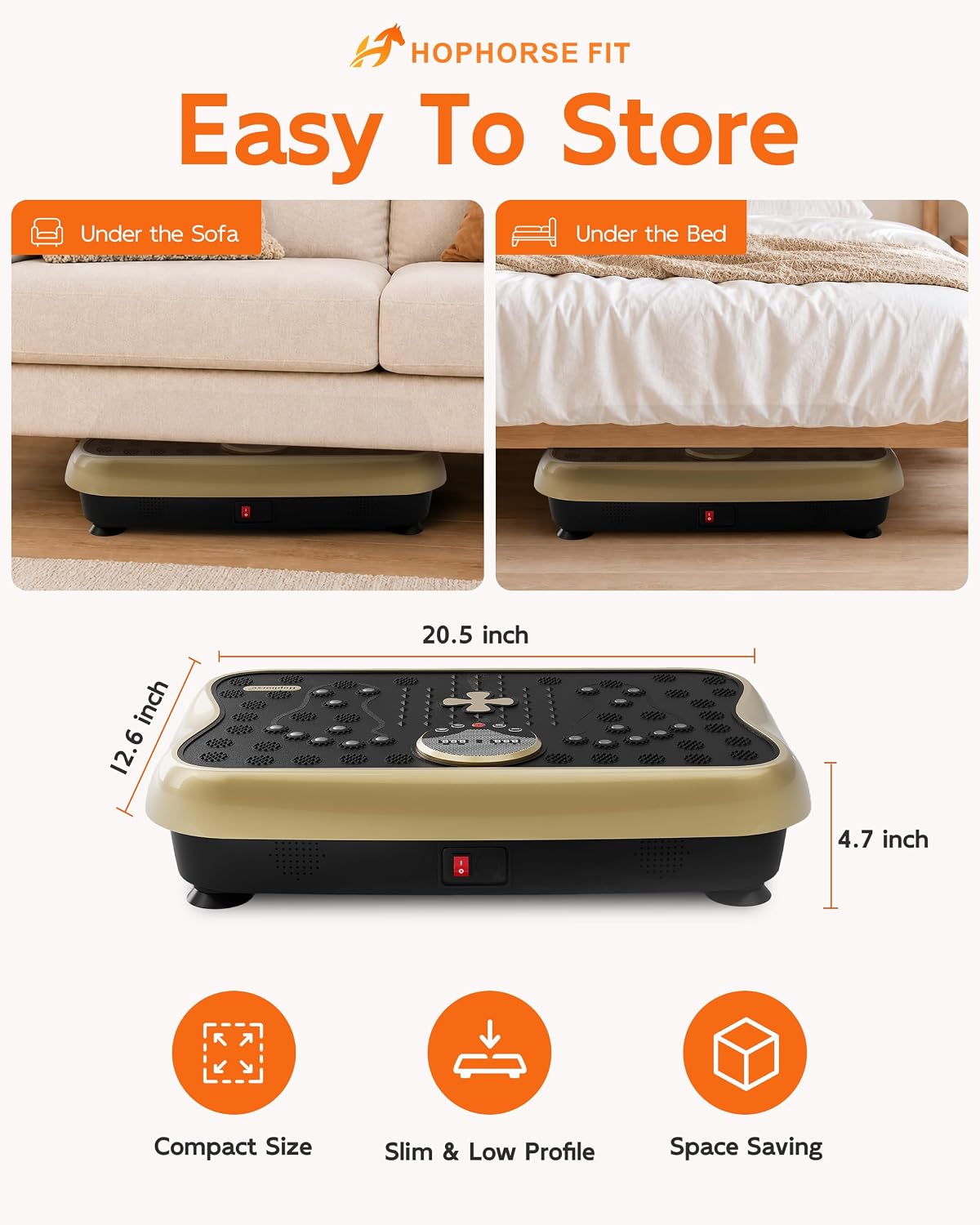 Thumbnail 5 de Vibration Plate Exercise Machine for Full-Body Workouts and Lymphatic Support