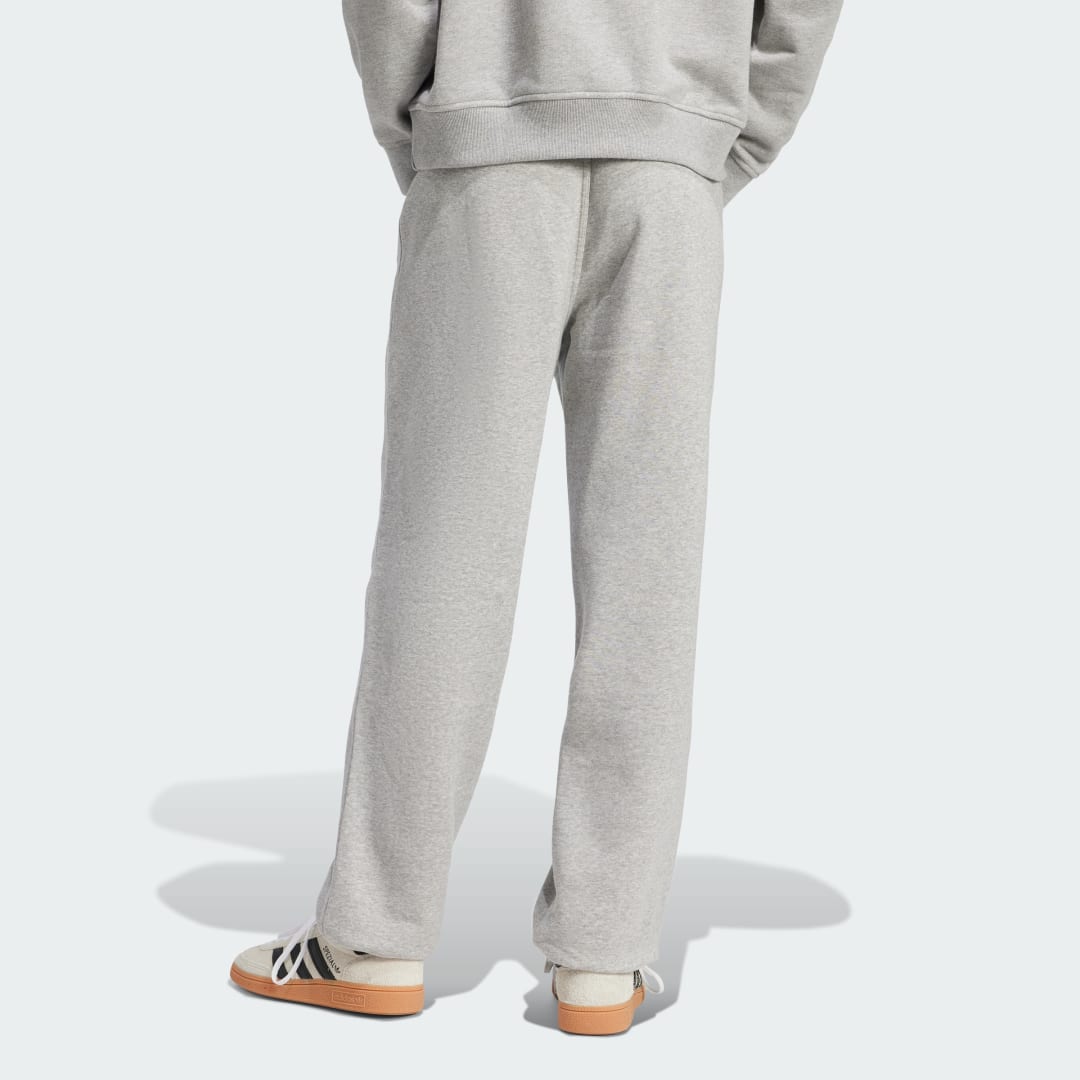 Detalle 2 de adidas Essentials Fleece Loose: pantalón gris de estilo suelto