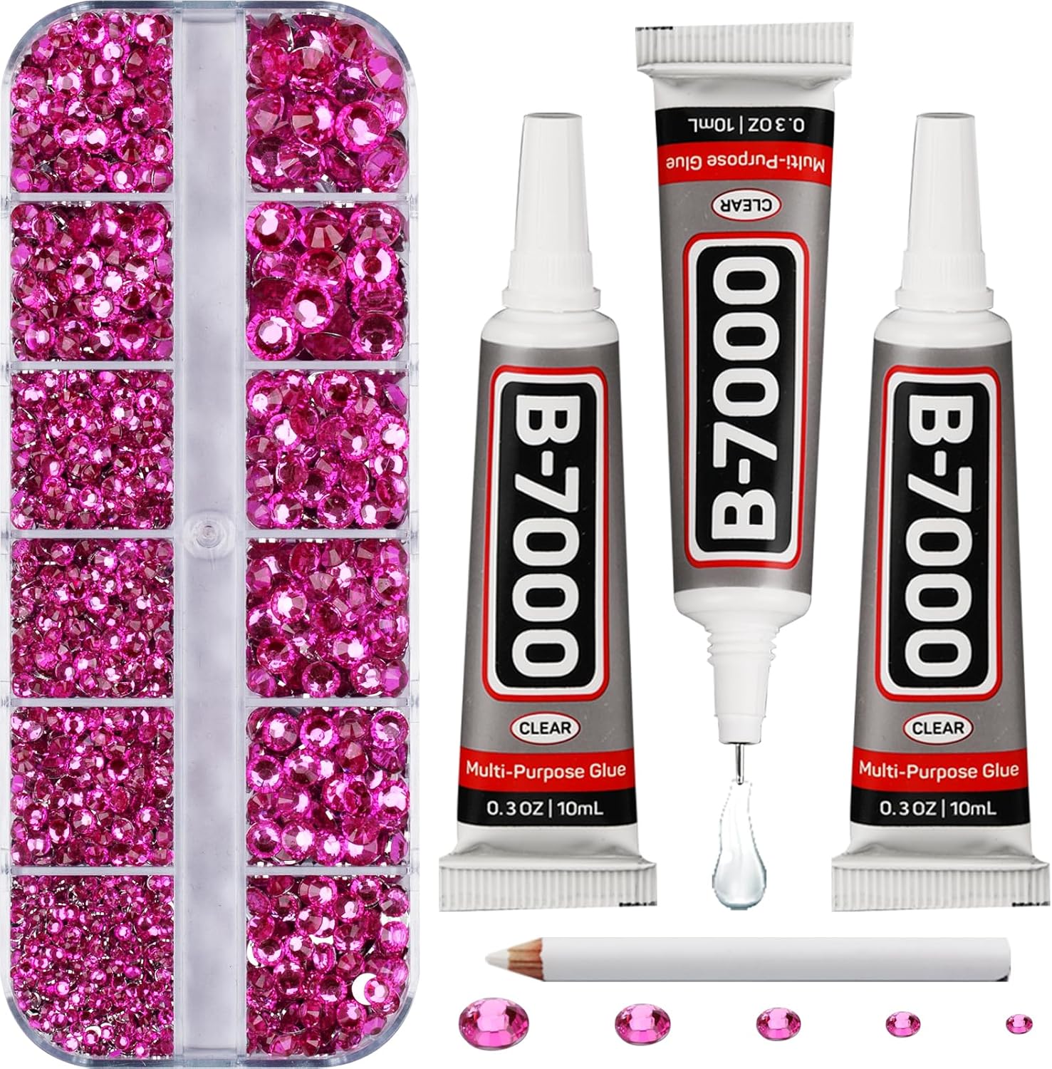 Flatback Rhinestone Craft Set, 13,000 Pieces