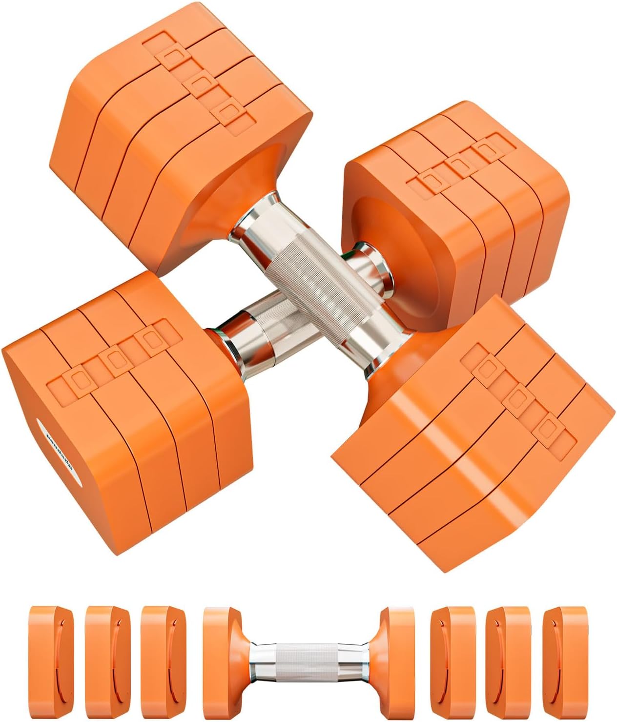 Thumbnail 6 de 20LB 40LB 50LB Adjustable Dumbbell Set — Space-Saving 5-in-1 Free Weights for Home Gym