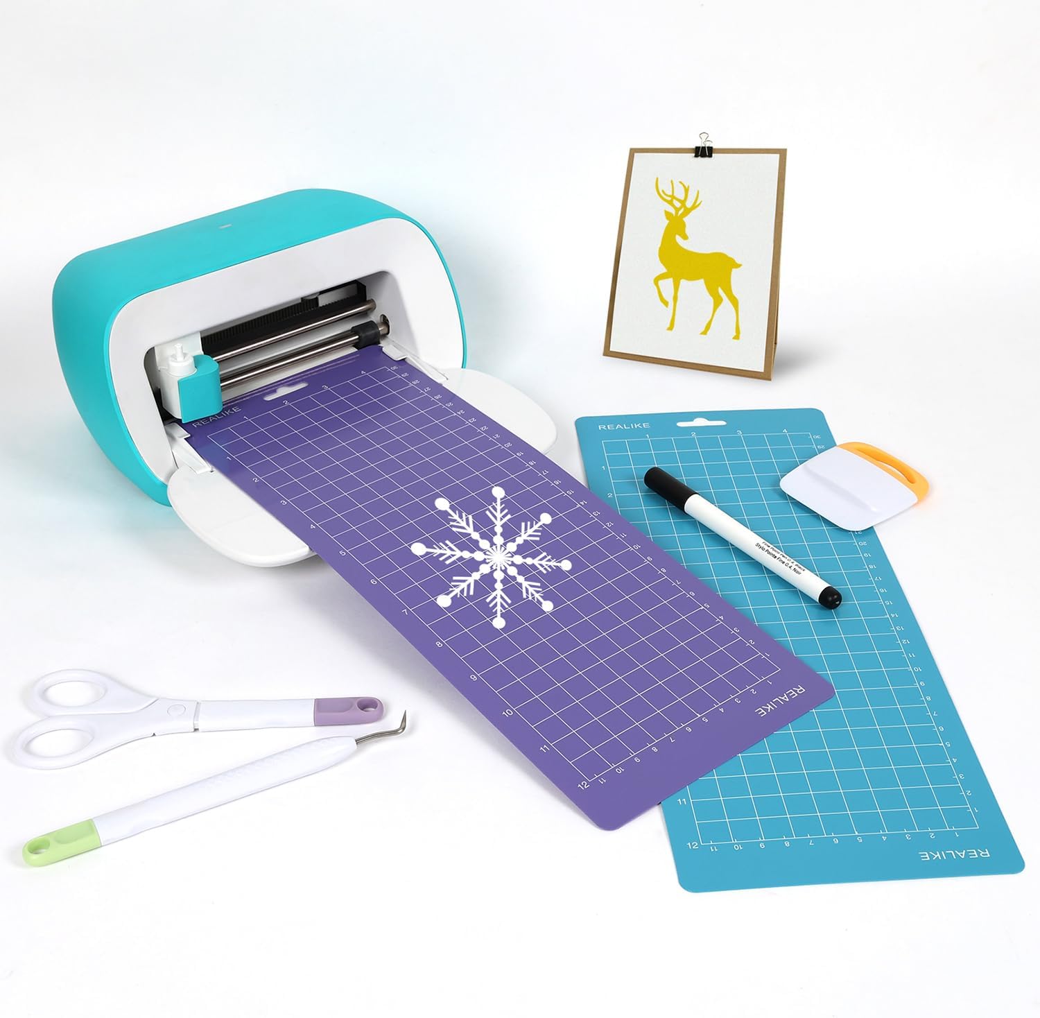 Detalle 2 de REALIKE Cricut Joy用カッティングマット 6枚セット・2サイズ・PVC製