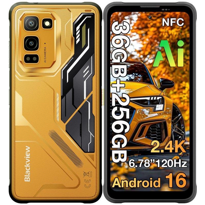 Detalle de Blackview Fort 5 4G 12GB/256GB 6.78" Naranja: resistencia, autonomía y pantalla grande para uso en campo
