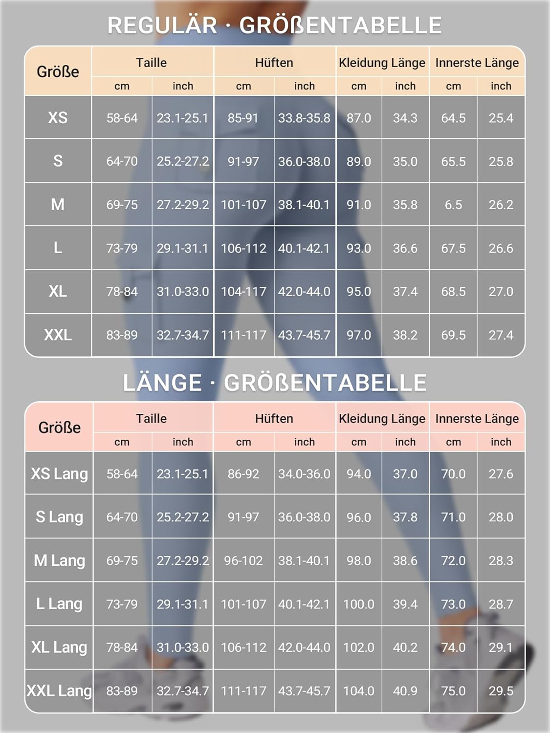 Thumbnail 5 de YEOREO CoreFlex Sport Leggings Damen mit Taschen (High Waist, Anti-Squat, Blickdicht)