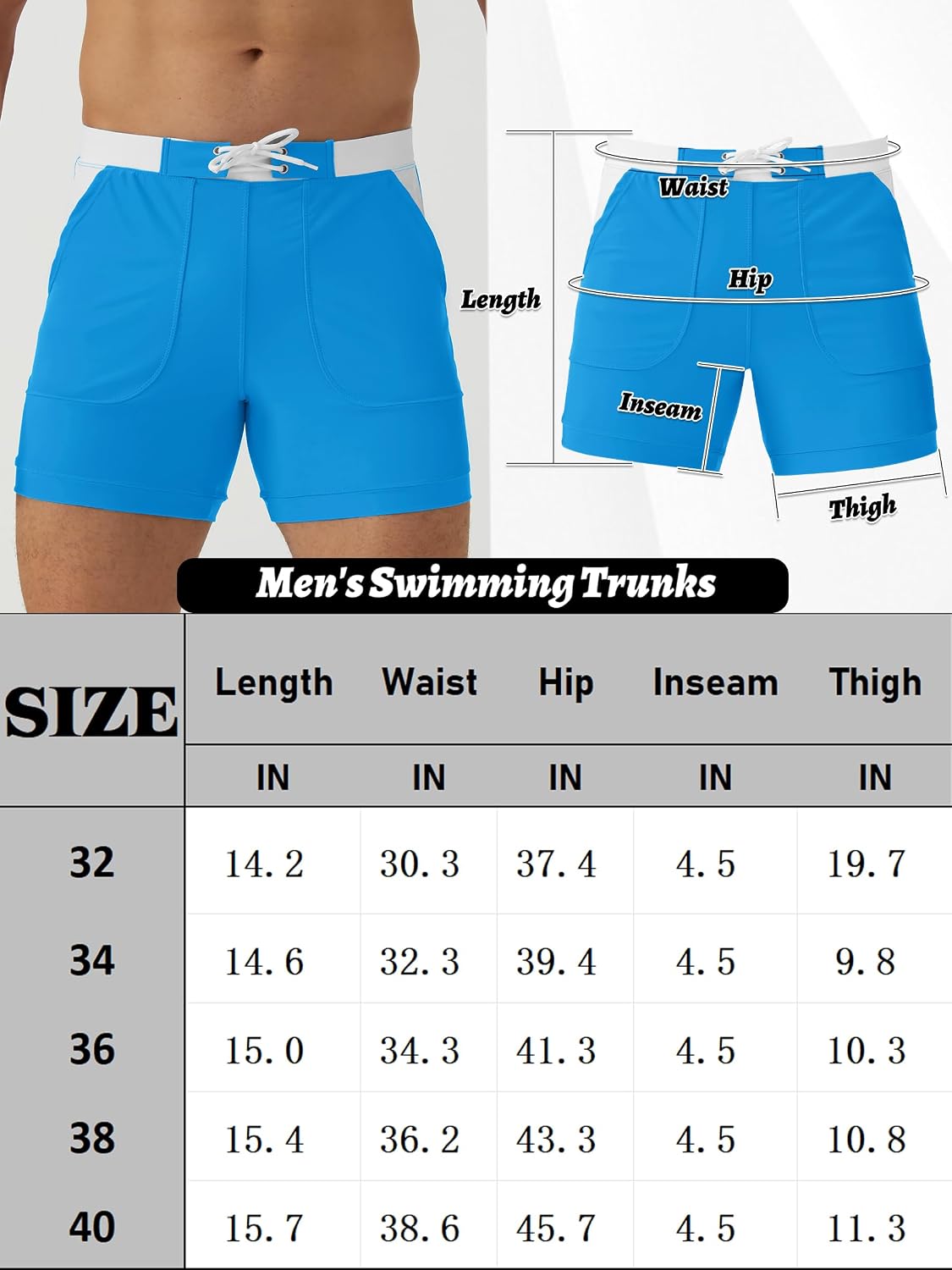 Thumbnail 5 de KEFITEVD YK016 quick dry swim shorts
