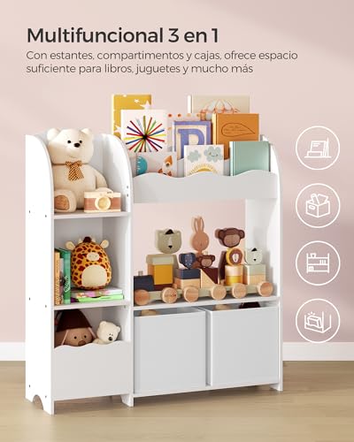 Thumbnail 3 de SONGMICS Estantería Infantil Nube con Cajas 🔲