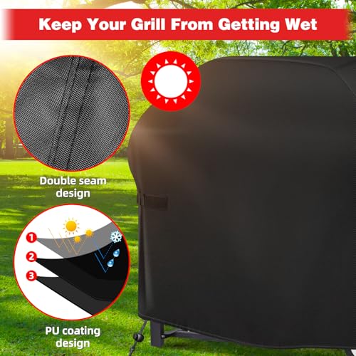 Thumbnail 3 de SPGOOD Funda Barbacoa Exterior Impermeable 🌂 132x66x110 cm