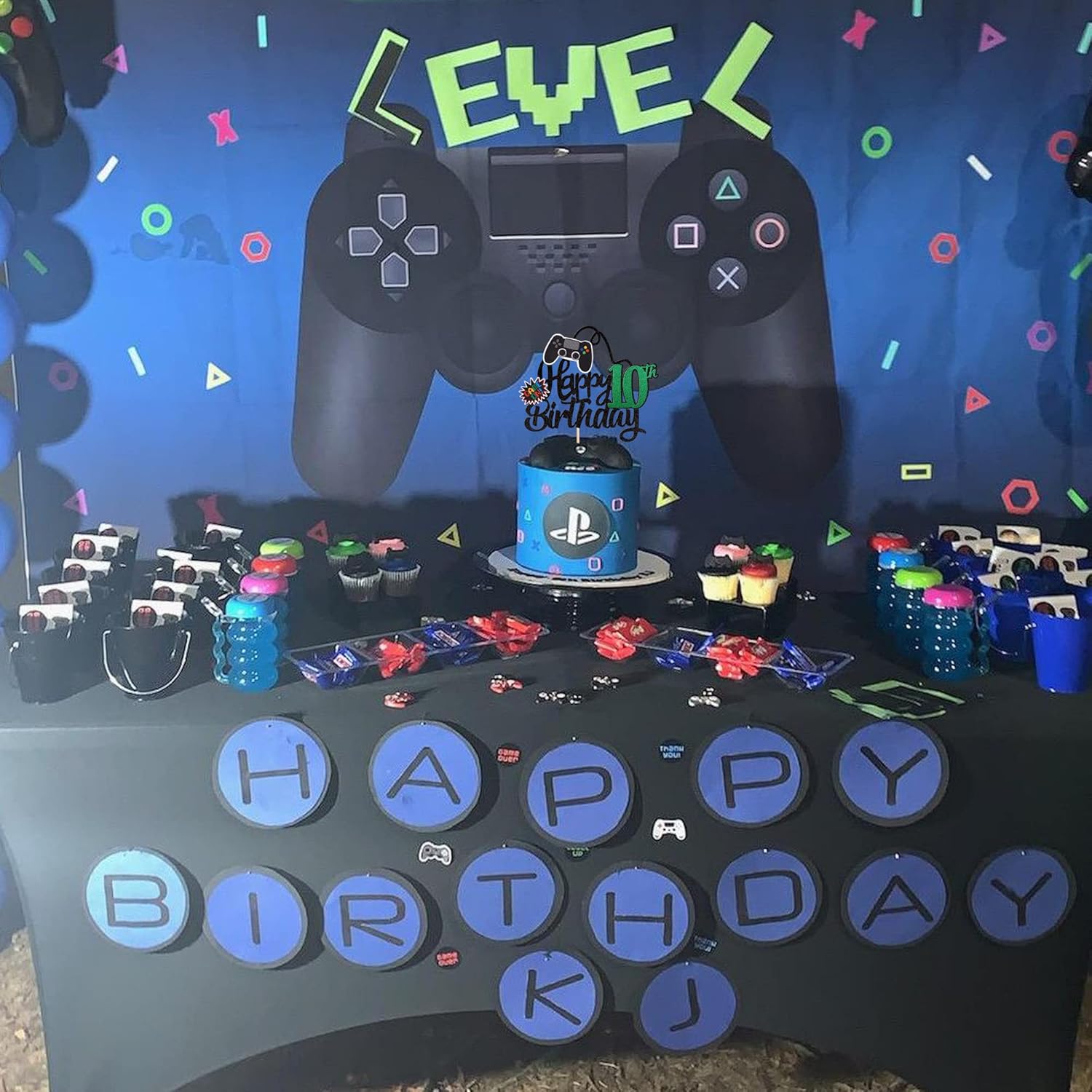 Thumbnail 6 de Xsstarmi Happy 10th Birthday Cake Topper 🎂