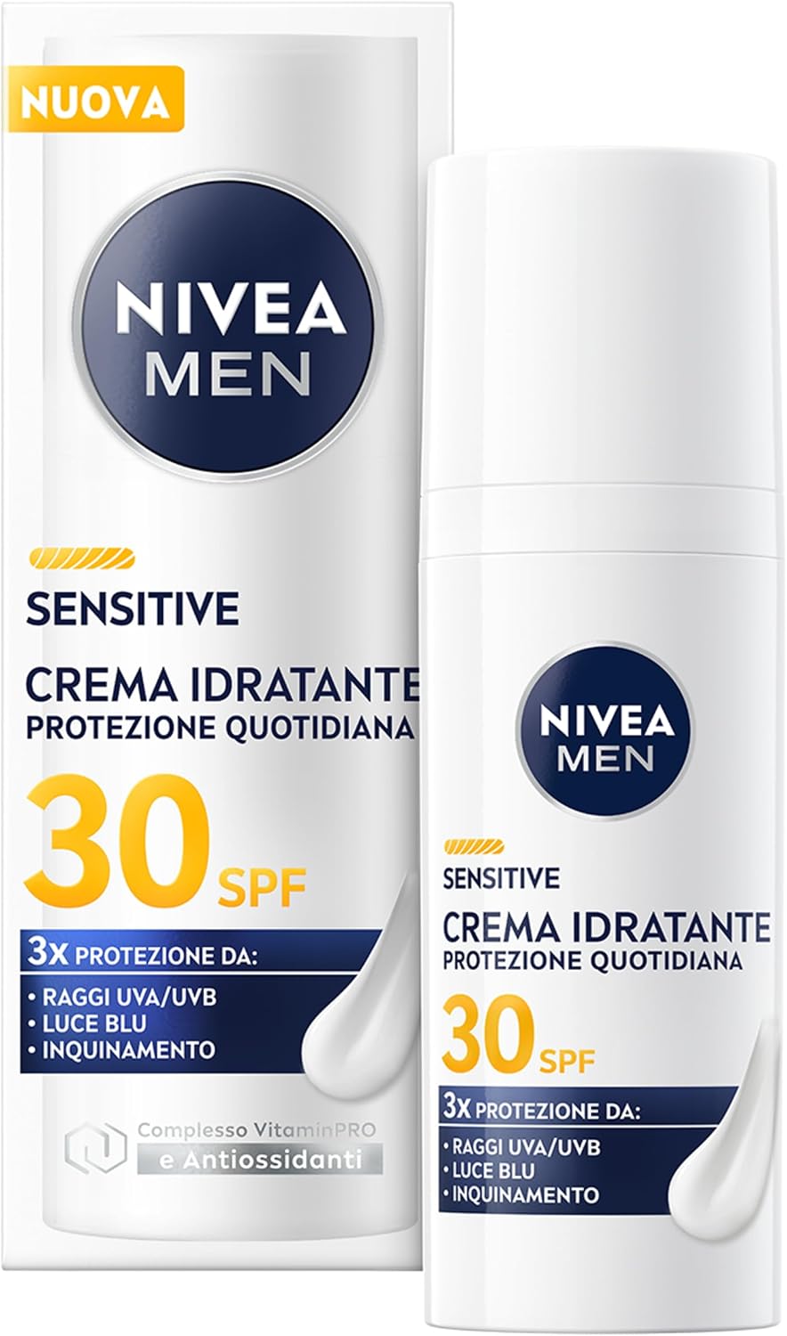 Detalle de NIVEA MEN Sensitive crema SPF 30