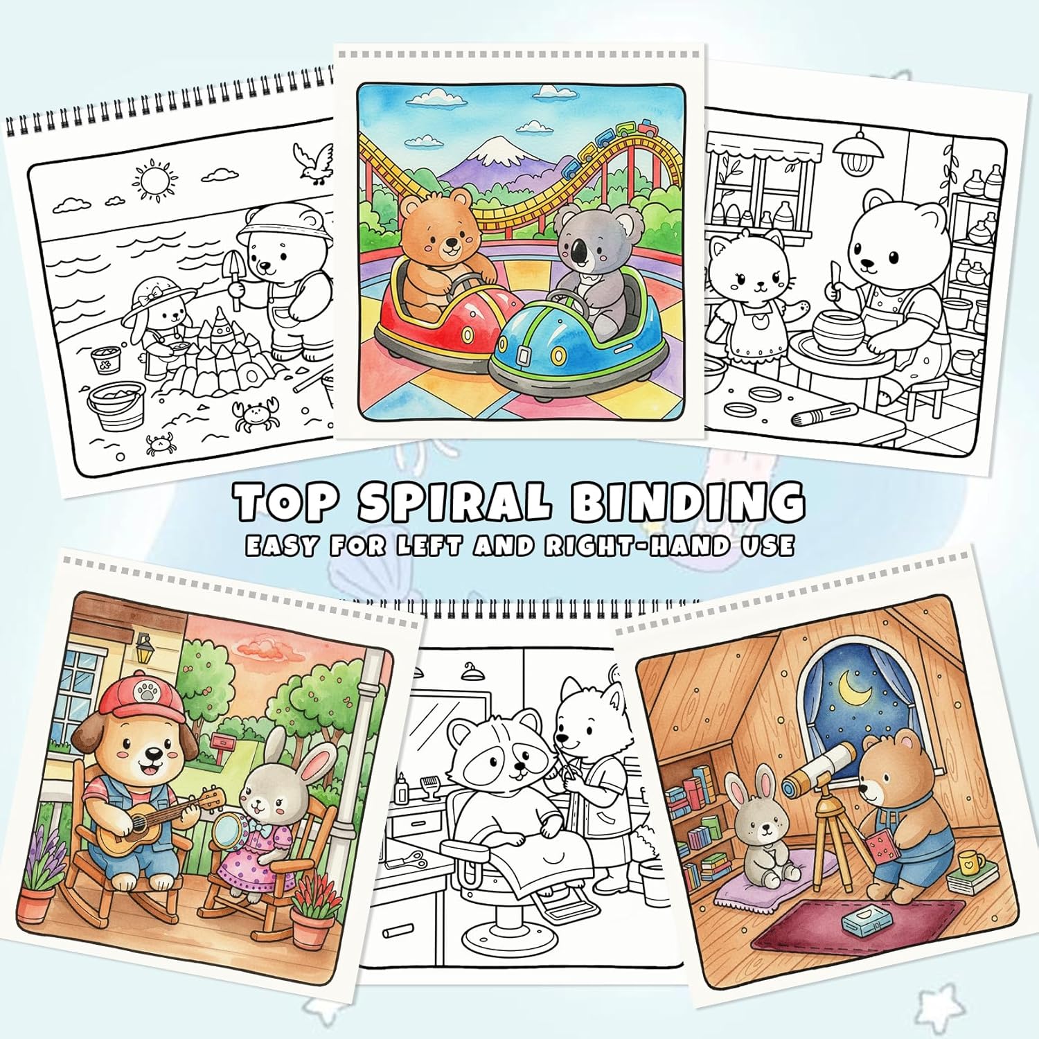 Thumbnail 3 de FUN LAVIE Cosy Colouring Book for Adults Relaxation 🎨