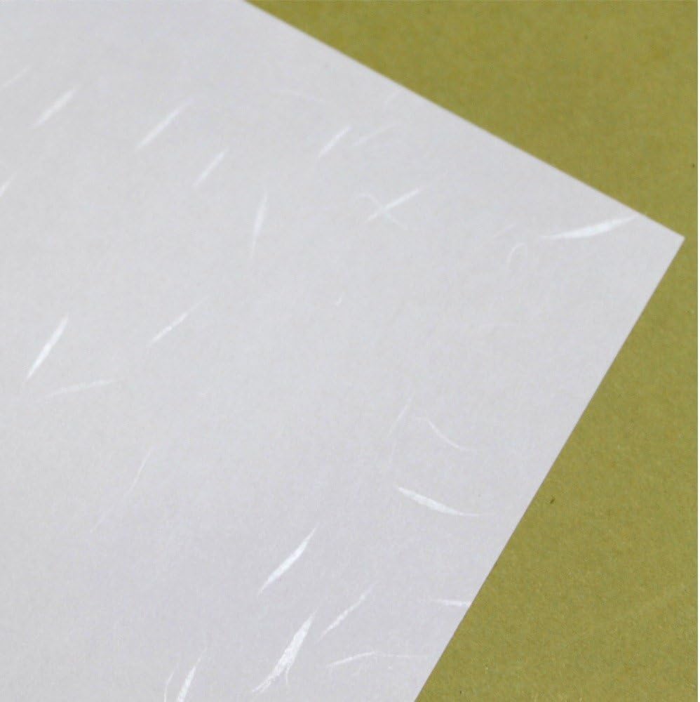 Detalle de マルアイ カミ-4AP 和紙コピー用紙 A4 ピンク 100枚・繊維模様入り