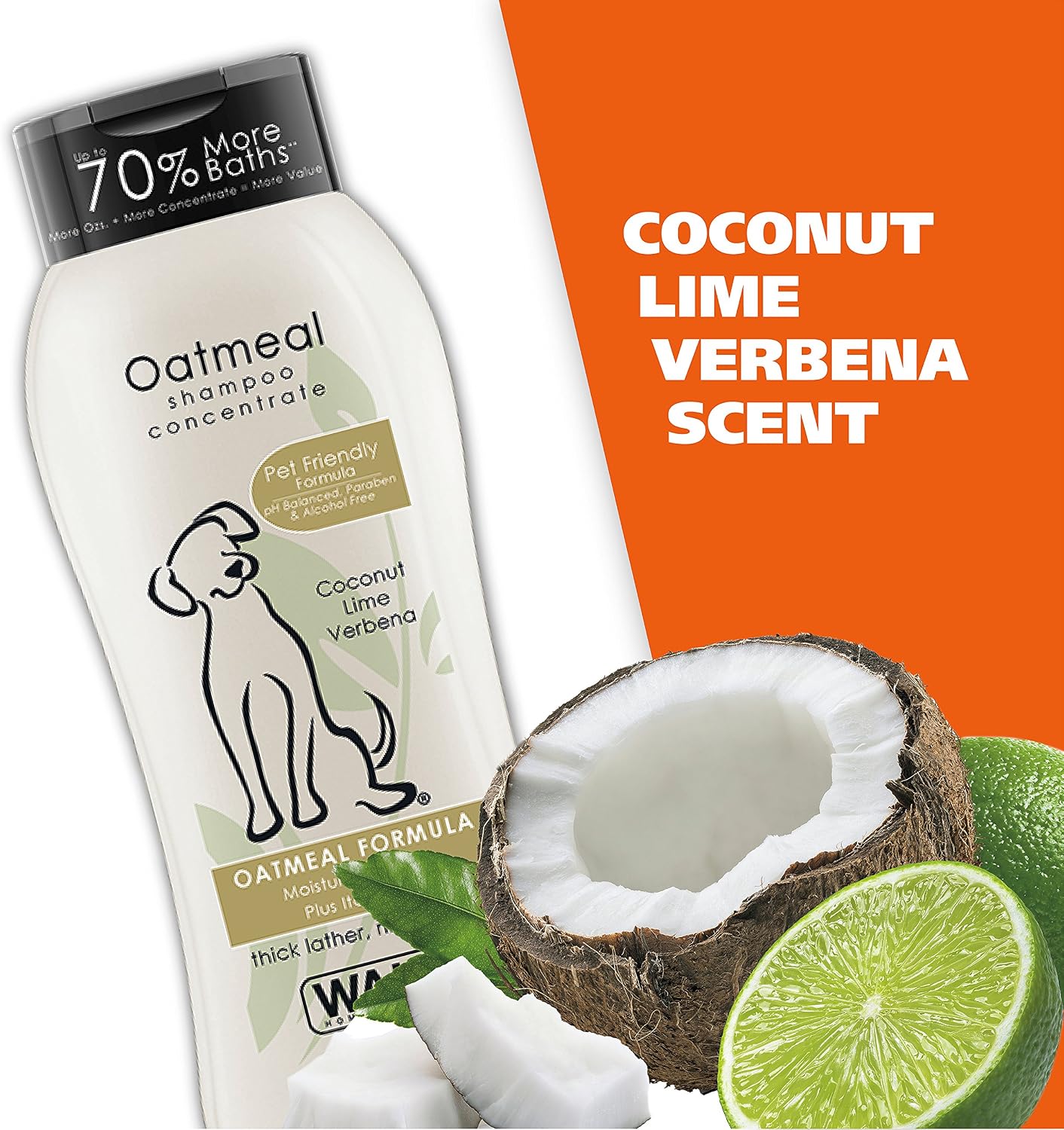 Thumbnail 6 de Wahl USA Dry Skin & Itch Relief Dog Shampoo – Oatmeal Formula, Coconut Lime Verbena, 24 Oz (Model 820004A)
