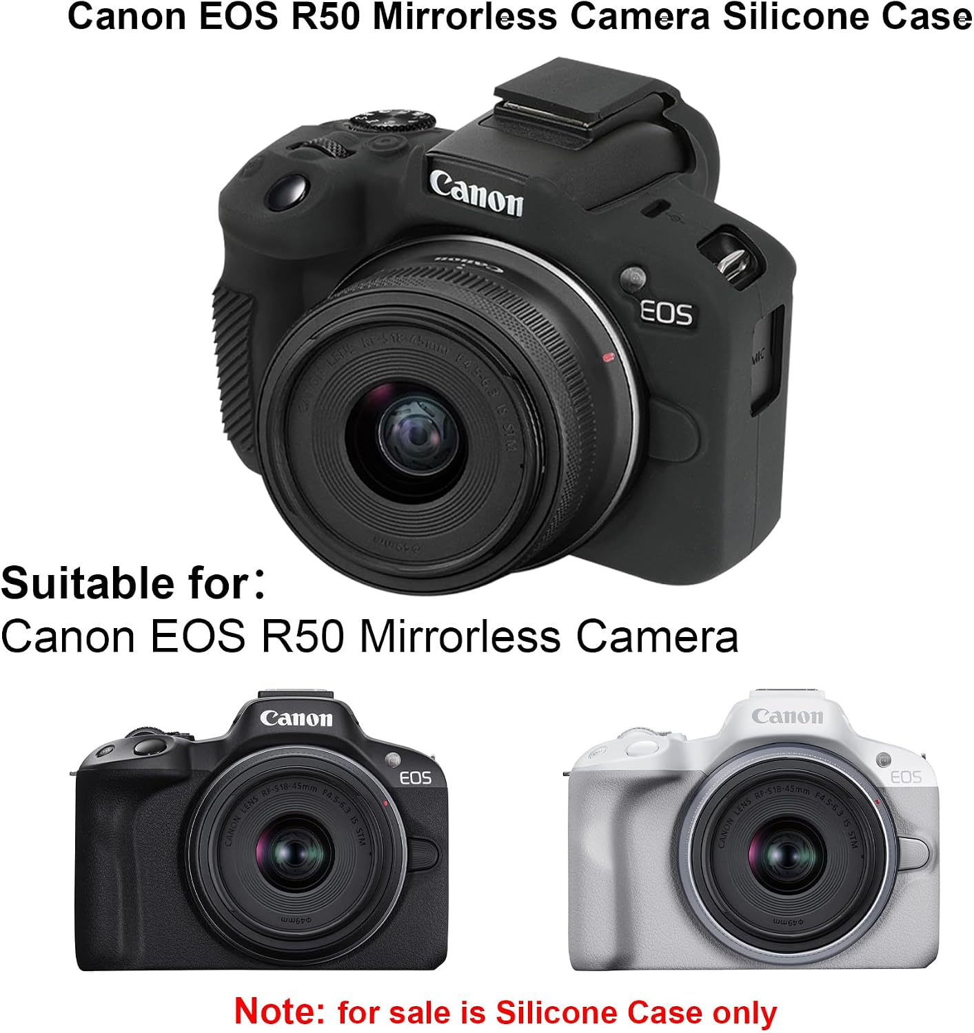 Detalle 2 de Elonbo Silicone Case for Canon EOS R50