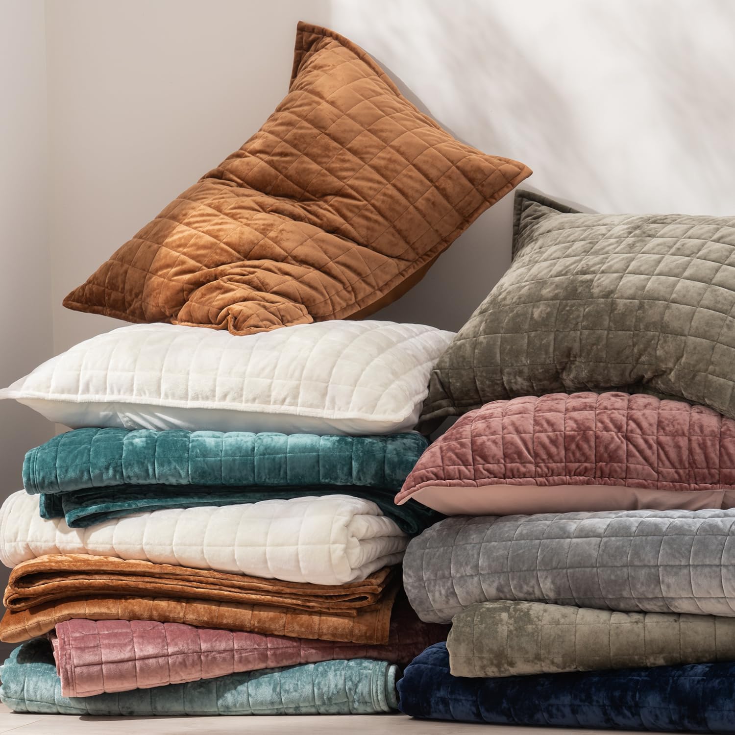 Thumbnail 5 de RECYCO Luxury Velvet Quilt Set King