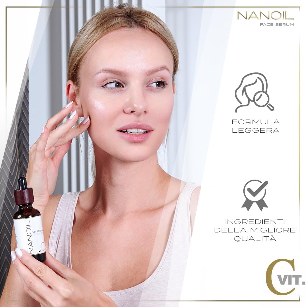 Thumbnail 3 de Nanoil Vitamin C Face Serum 50 ml siero viso alla vitamina C illuminante e anti-età