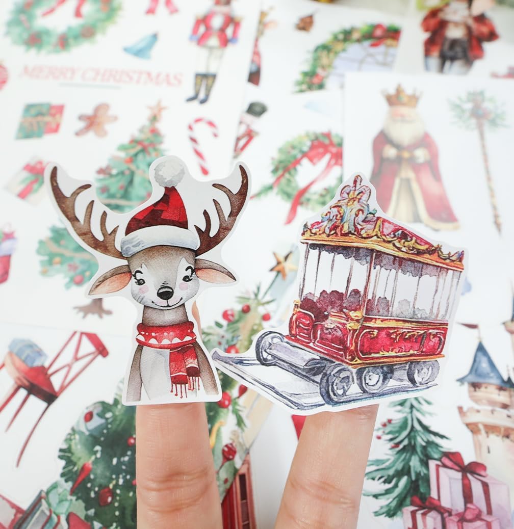 Detalle 2 de Snylcce Christmas Helper Sticker Book – all-in-one festive sticker pack for planners, diaries & projects