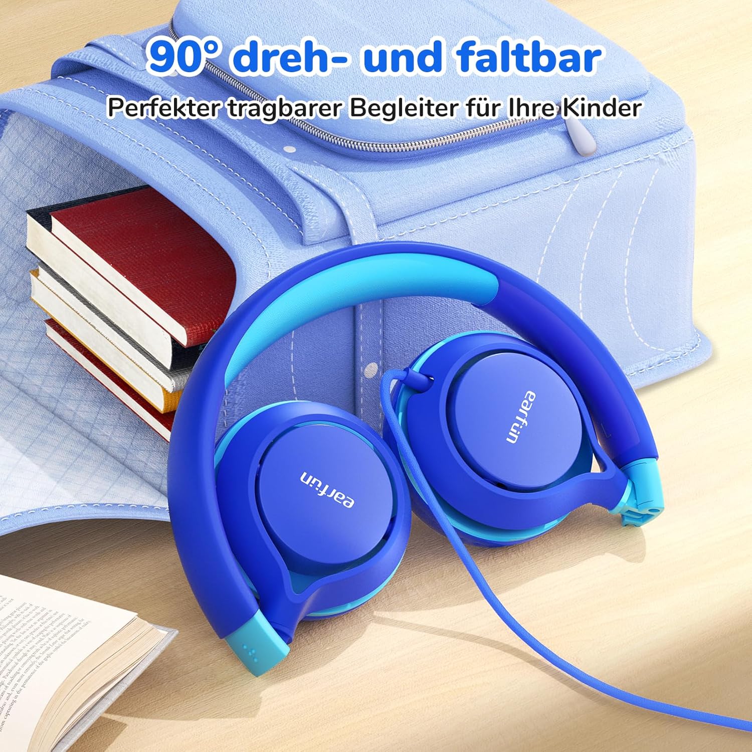 Thumbnail 5 de EarFun Kinderkopfhörer 85 dB Lautstopp, faltbar