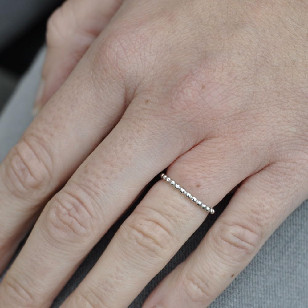 Thumbnail 3 de LES POULETTES BIJOUX – Bague en argent 925 “Anneau de billes”