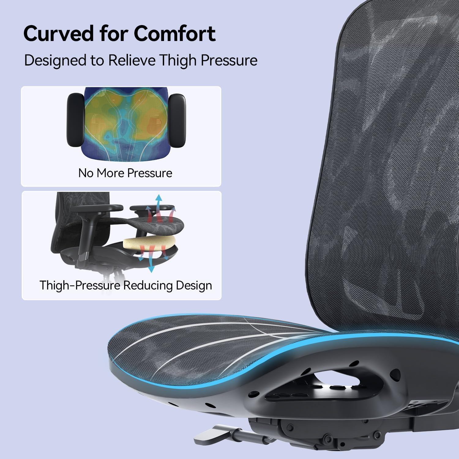 Thumbnail 6 de SIHOO ergonomic office chair, 3D armrests