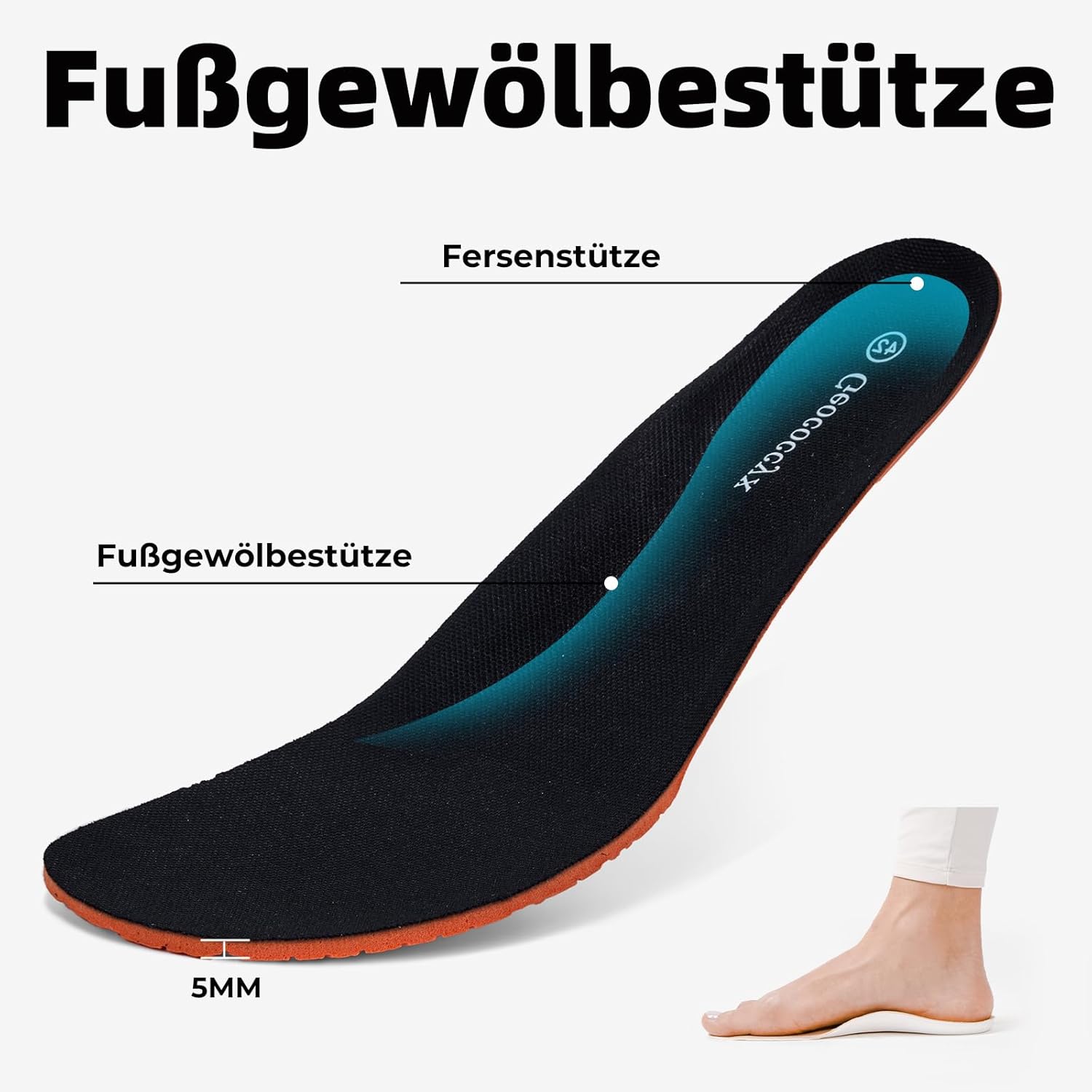 Thumbnail 4 de Geococcyx Herren Sneaker Breite Zehenbox