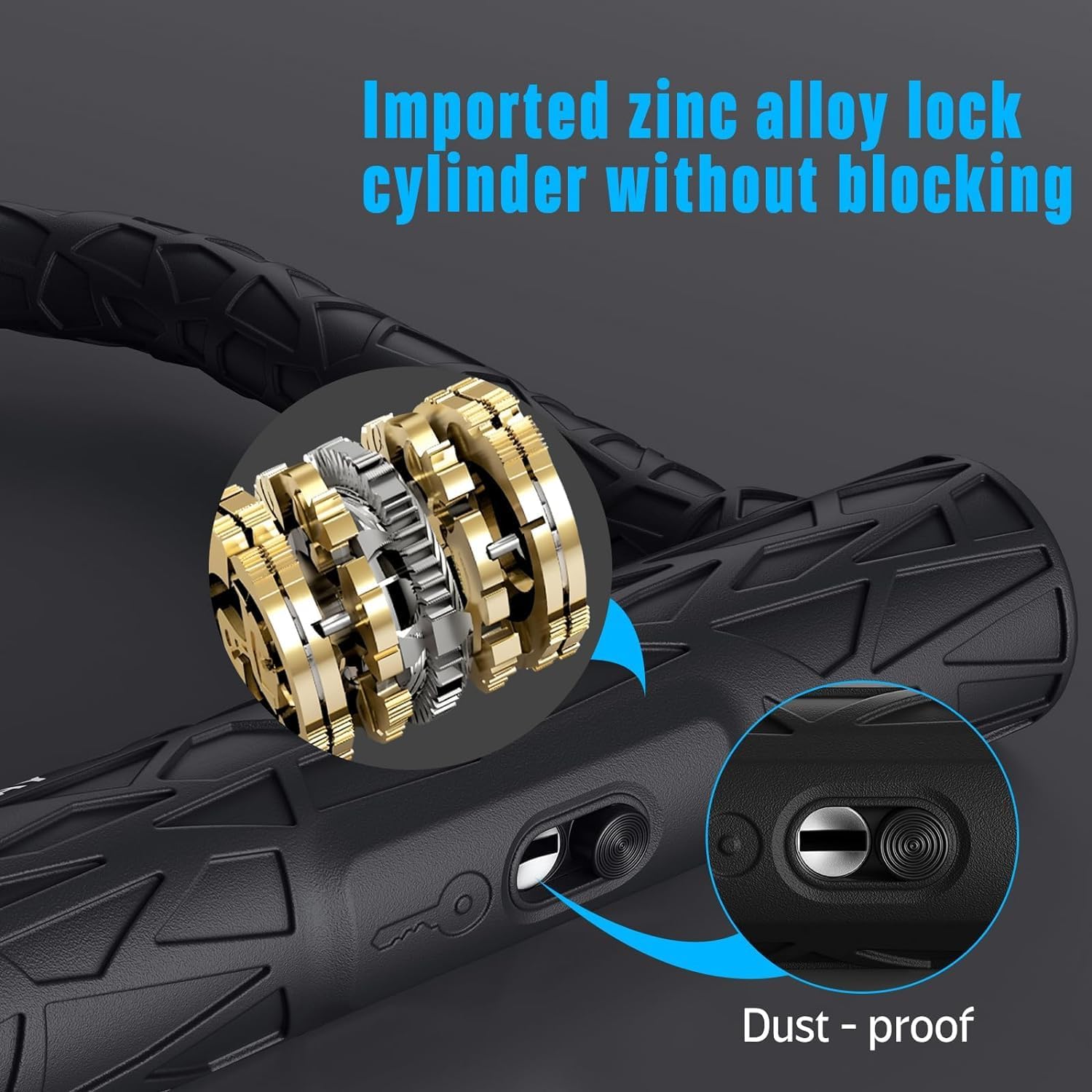 Detalle de Heavy Duty Bike U Lock with 12 Ton Shear and 0.74-Inch Shackle