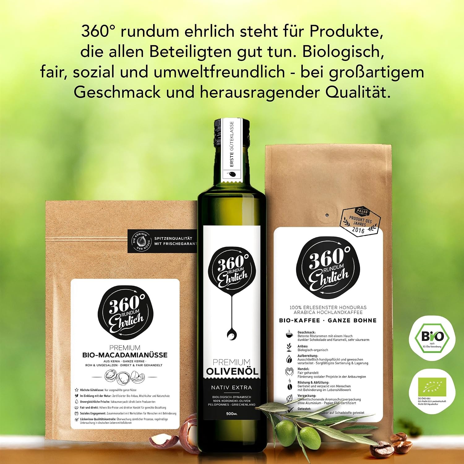 Detalle de Bio Olivenöl Extra Nativ Kaltgepresst 500ml – Premium Griechisches Olivenöl aus Kalamata, 100% Koroneiki