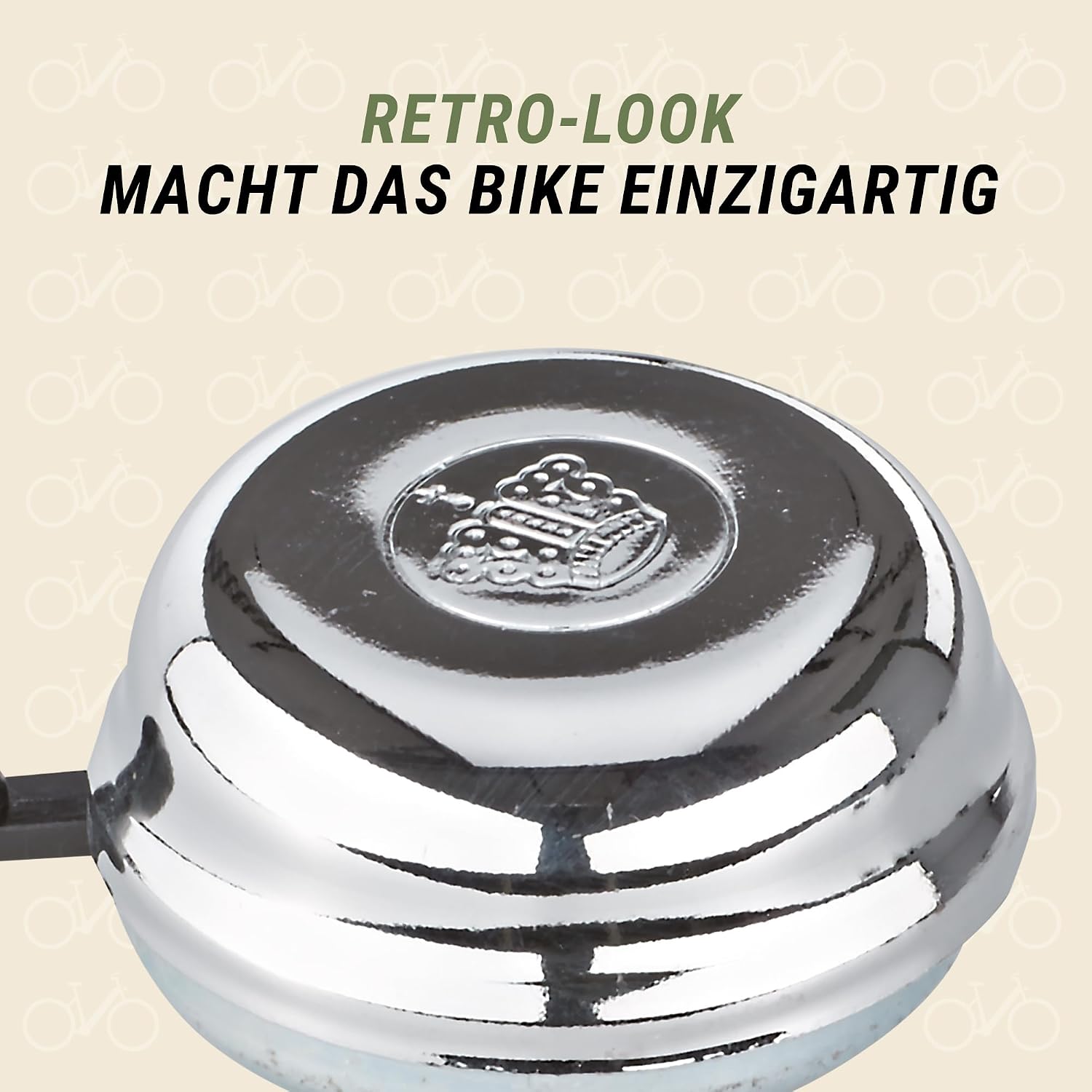 Thumbnail 2 de Prophete 2048787 Sonnette de vélo – sonnette de guidon pratique et esthétique