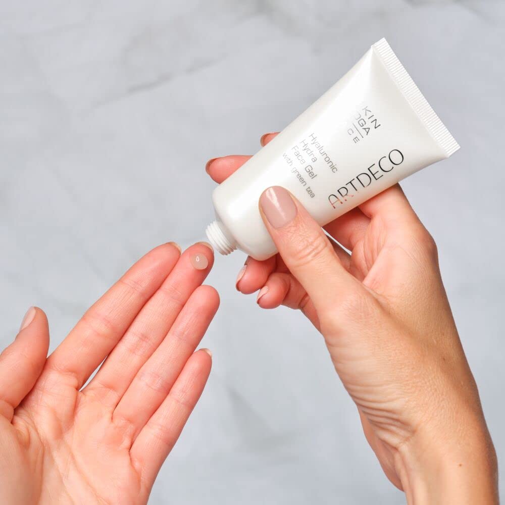 Detalle 1 de ARTDECO Hyaluronic Hydra Face Gel mit Grüntee – 24h Feuchtigkeitspflege, 50 ml