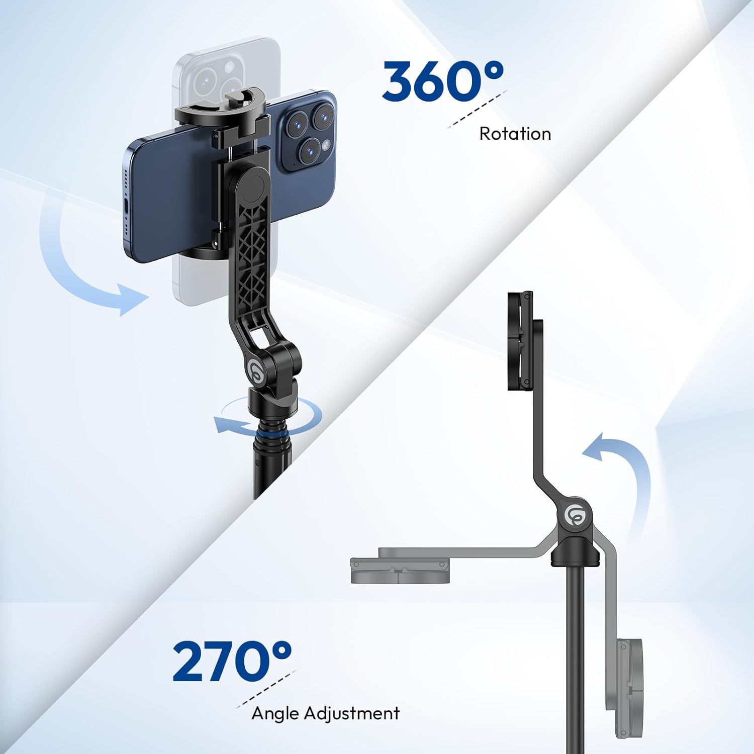 Detalle de ULANZI TT88 57" Magnetic Tripod for iPhone