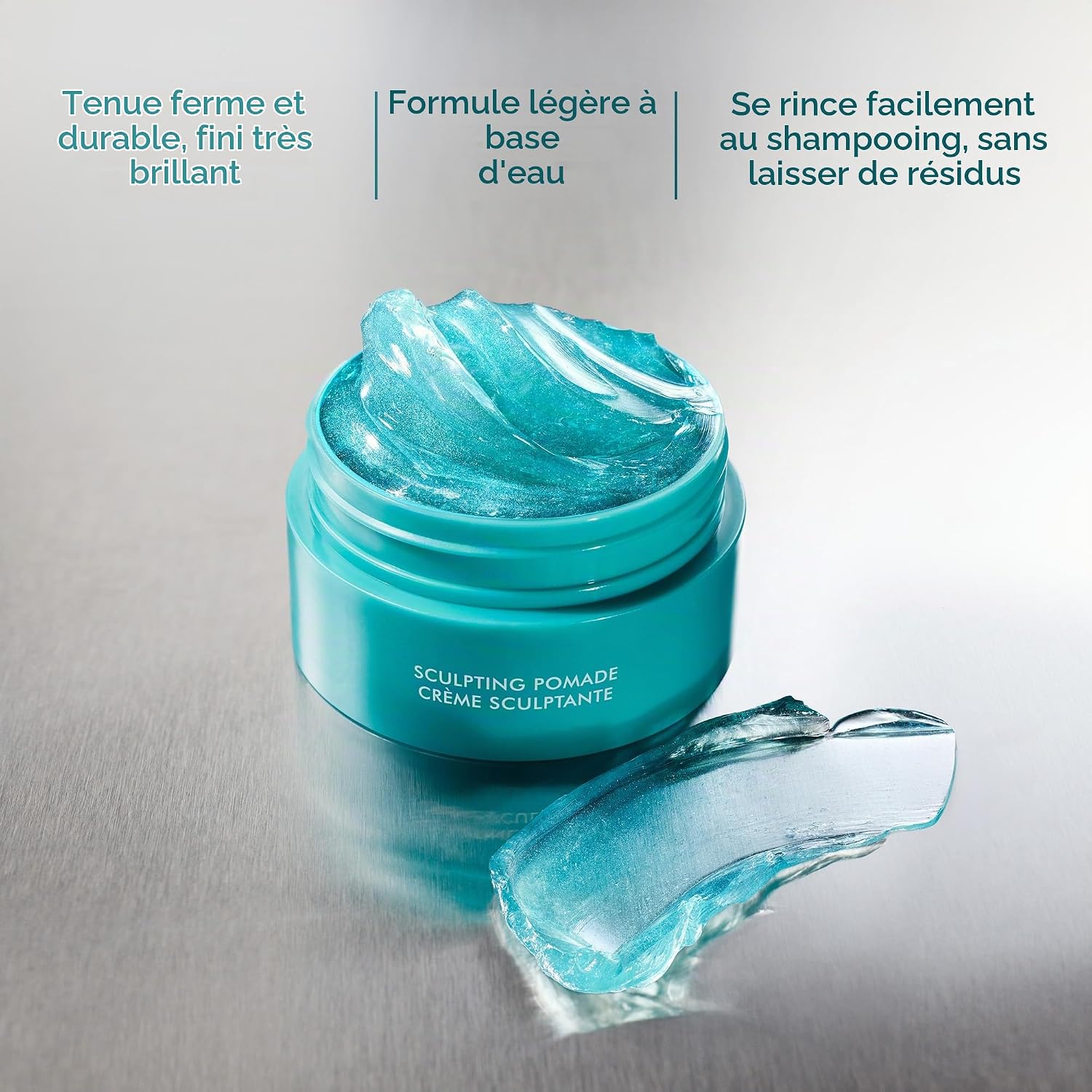 Detalle de Moroccanoil Modelleerzalf voor glad achterover gestyled haar