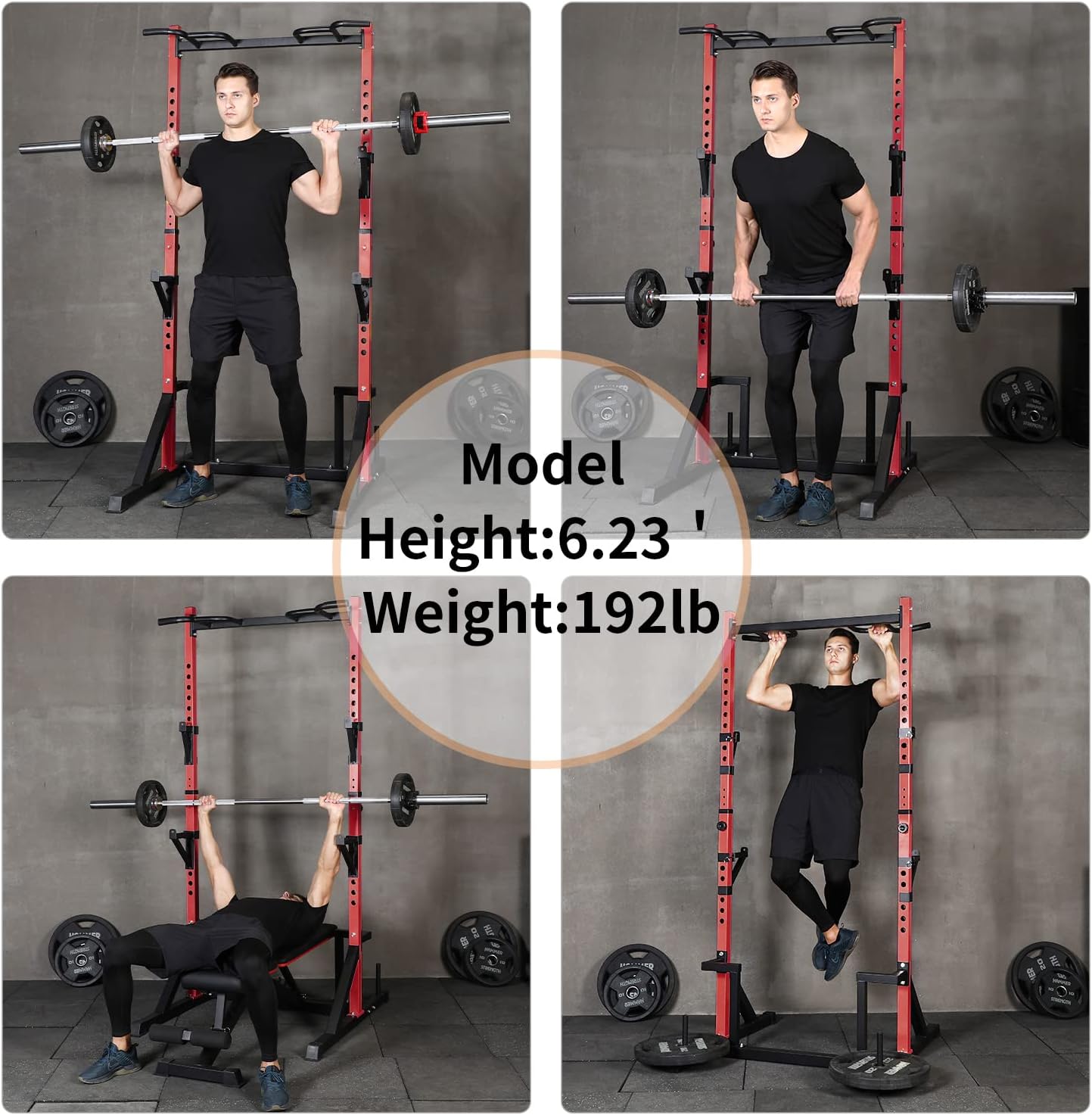 Detalle 2 de CANPA Power Rack with 800 lb Capacity