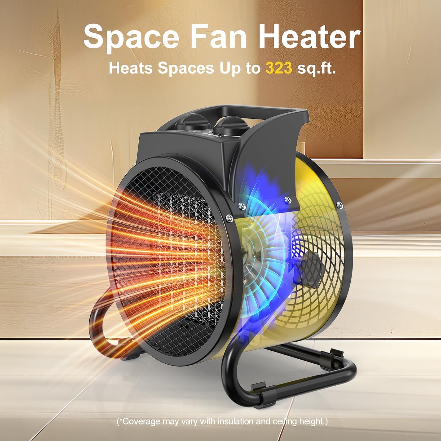 Detalle 2 de DAHTEC Electric Fan Heater 2800W portable heater