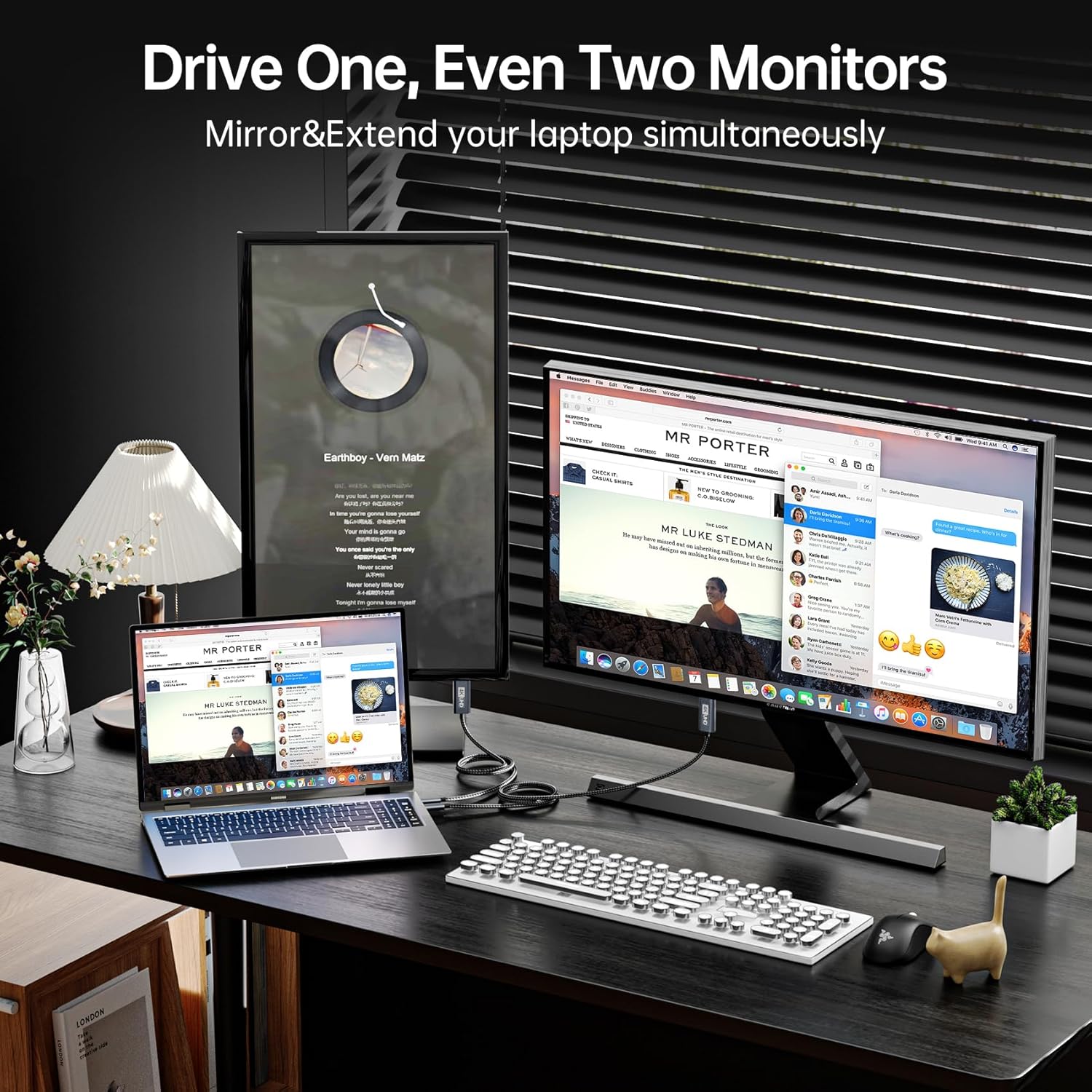 Thumbnail 4 de Gulemfy USB C auf HDMI Kabel 4K